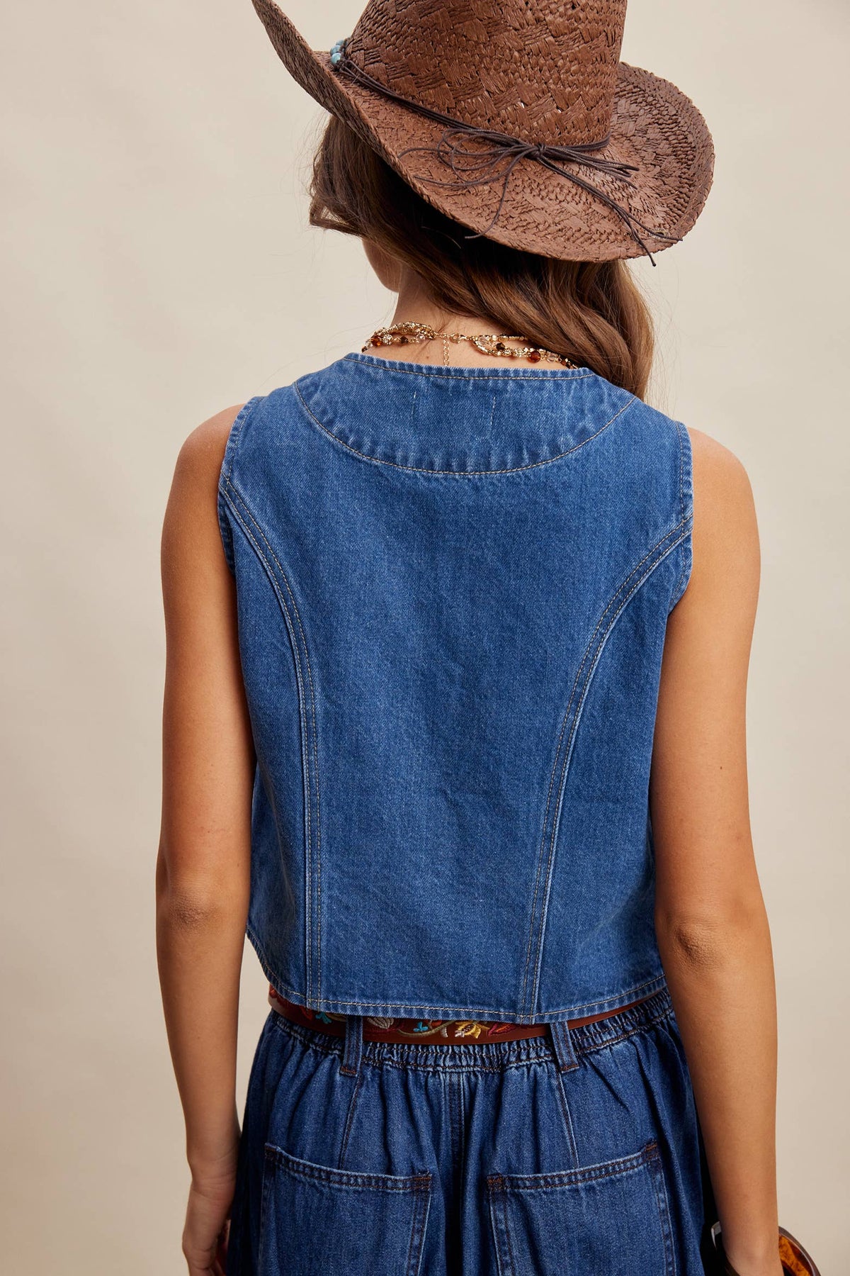 Dixie Denim Vest