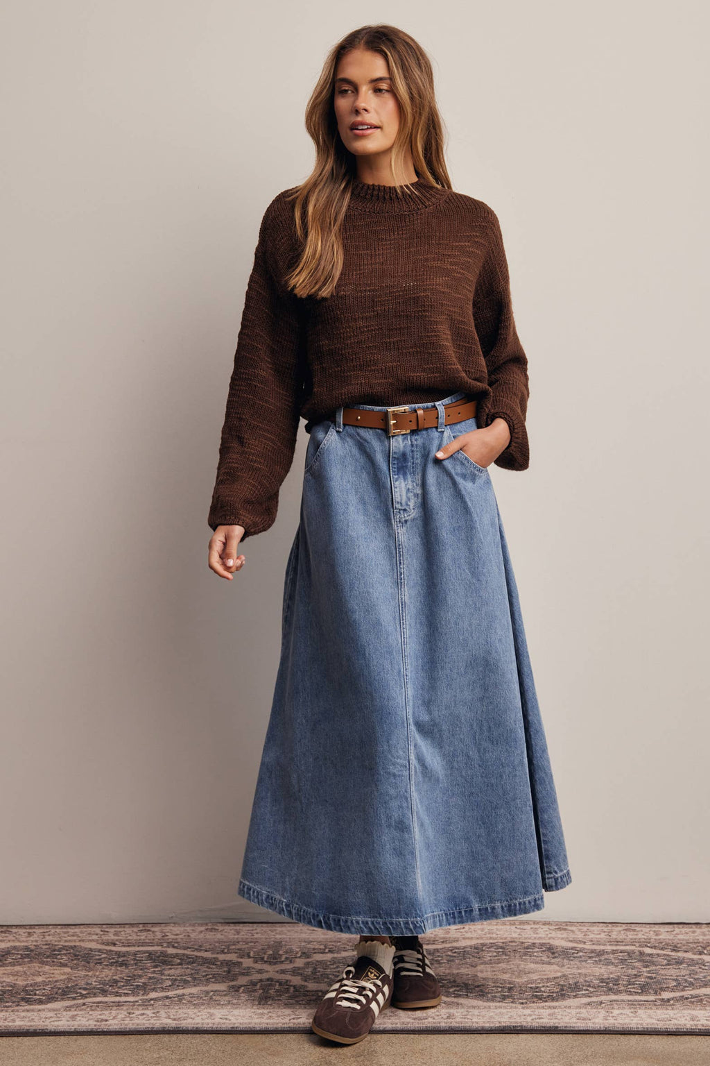 Chloe Marled Sweater