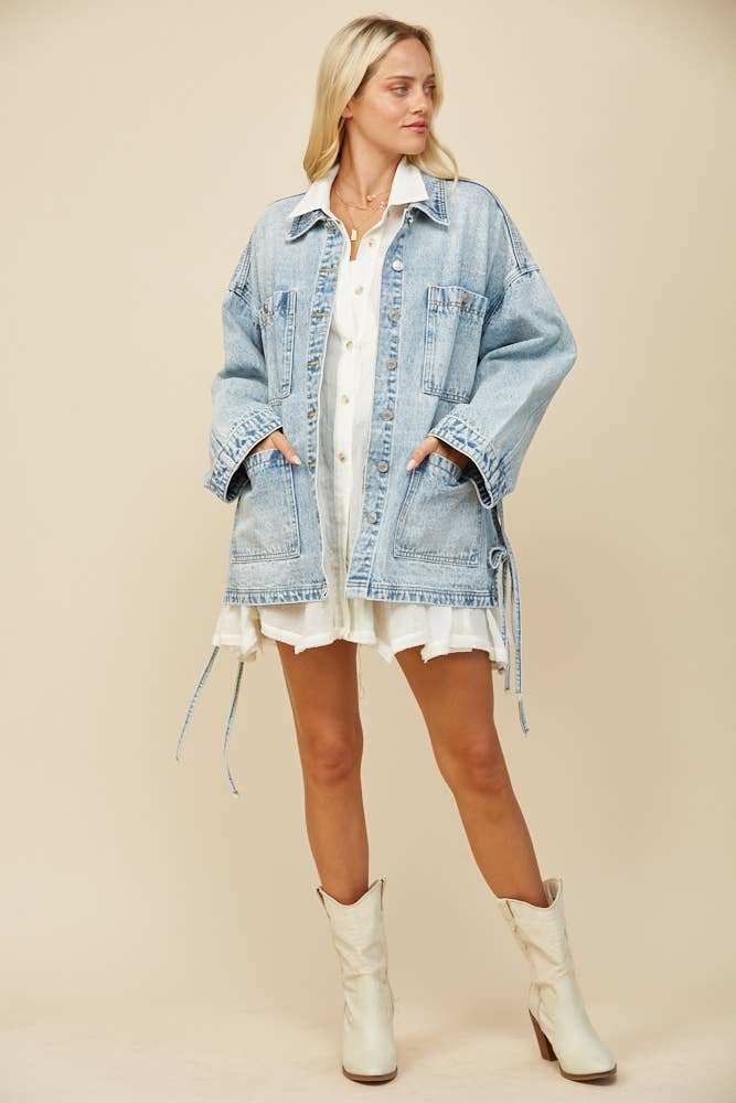 Ellie Oversized Denim Jacket
