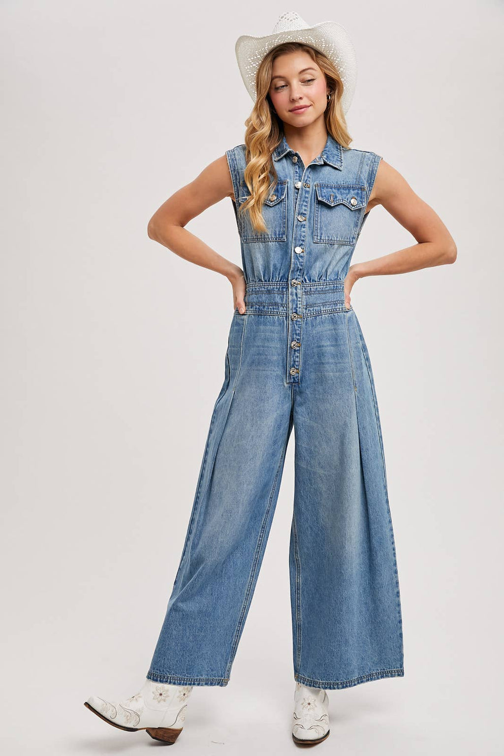 Margo Sleeveless Jumpsuit