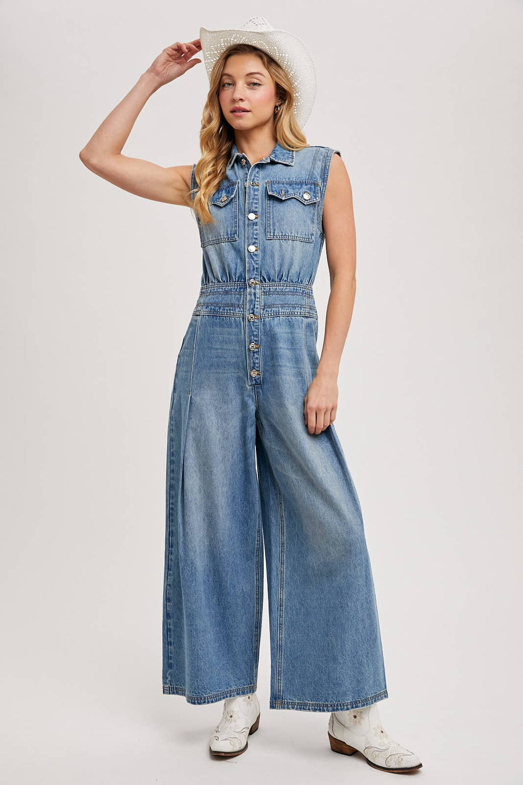 Margo Sleeveless Jumpsuit