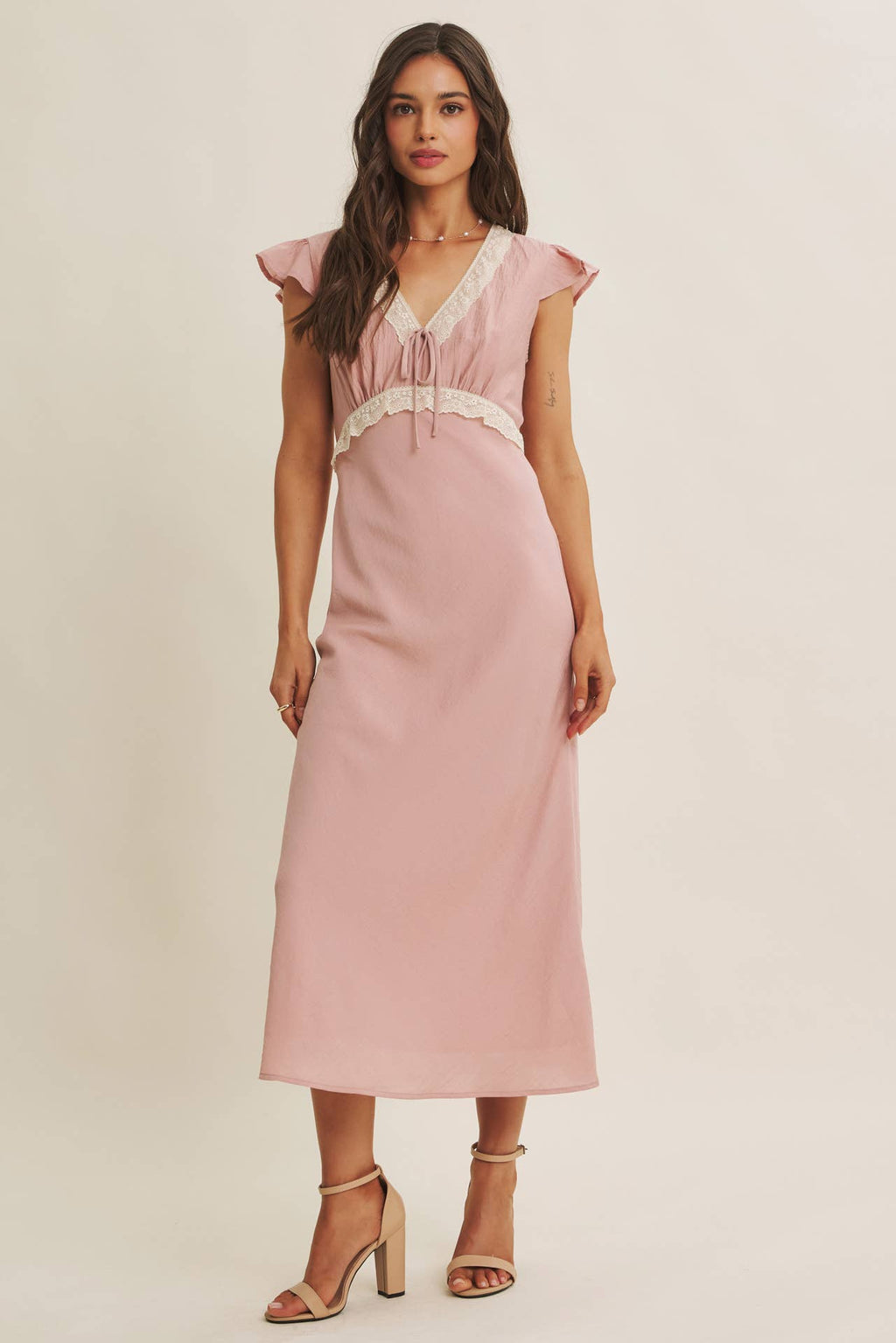 Lois Slim Fit Midi Dress