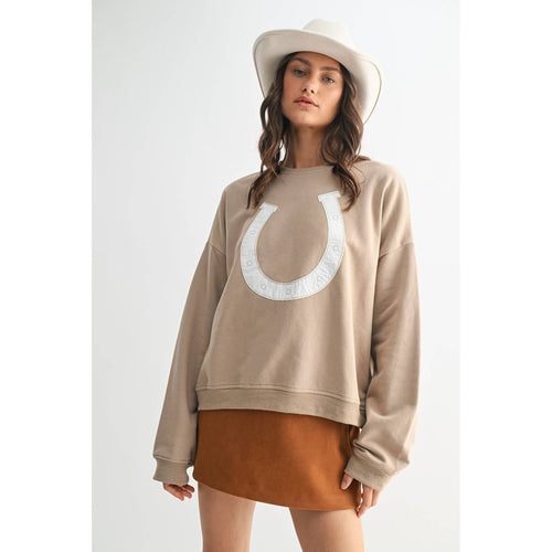 'Horseshoe' Pullover
