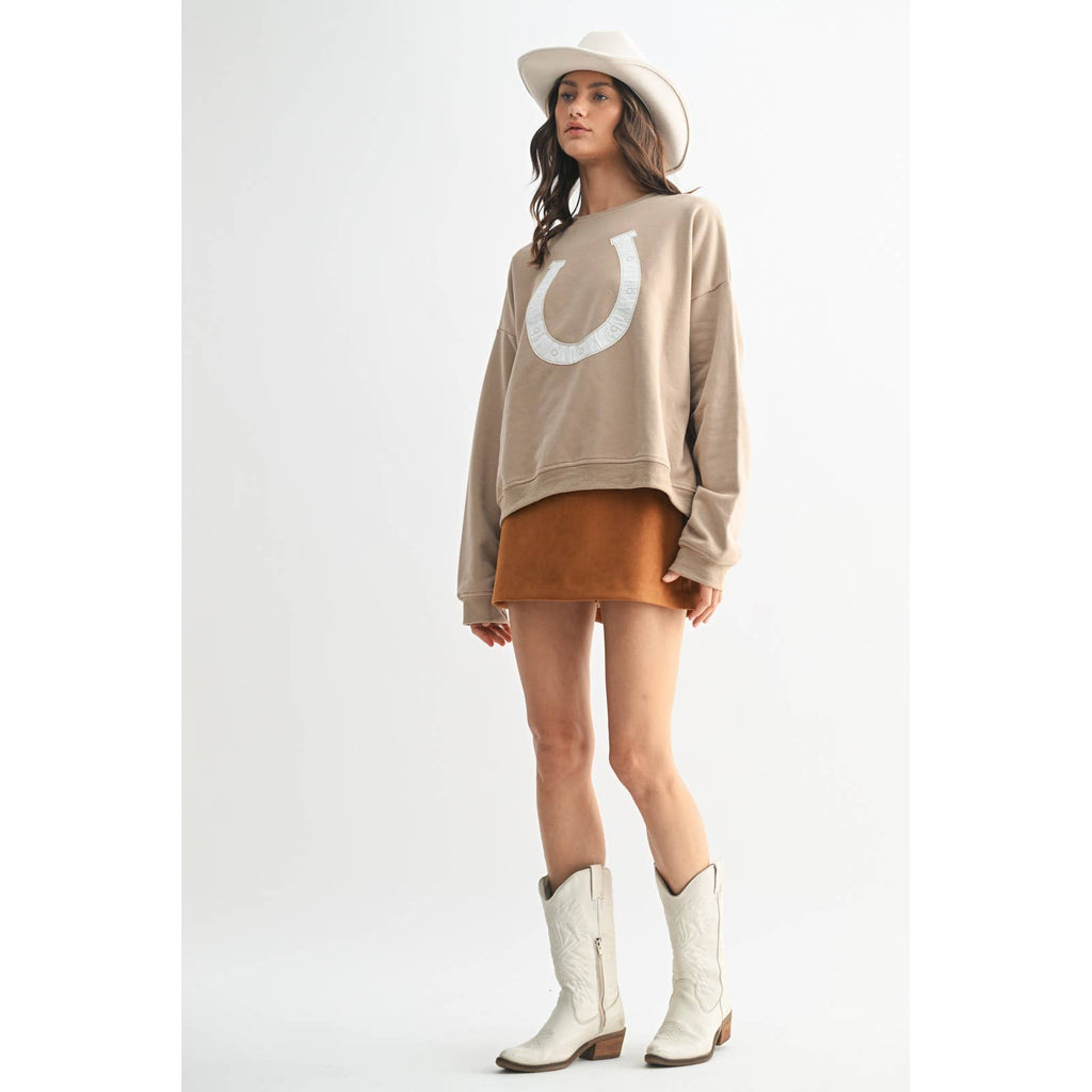 'Horseshoe' Pullover