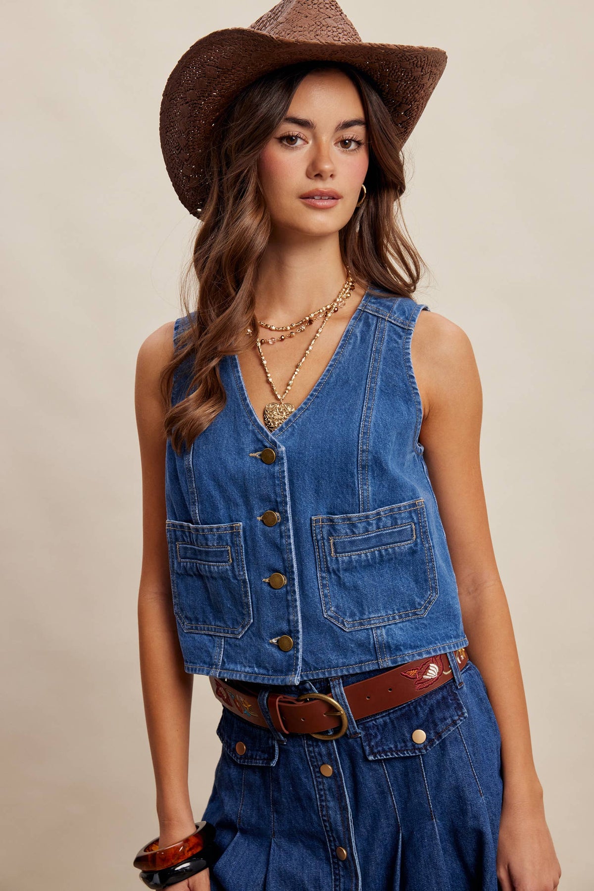 Dixie Denim Vest