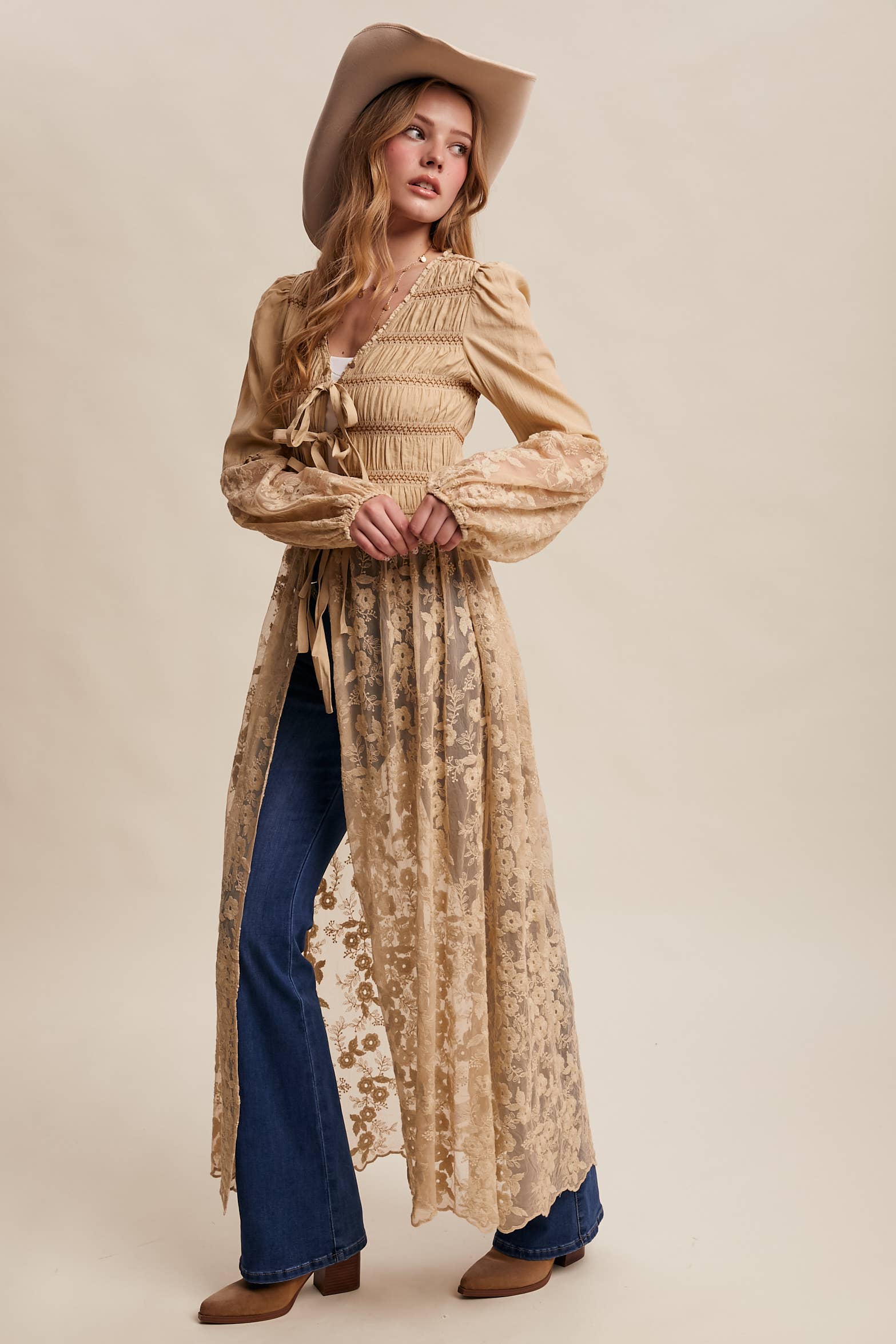 Caroline Embroidered Kimono