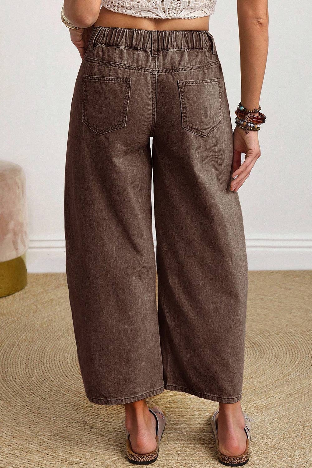 Sabrina Ankle-length Barrel Jeans