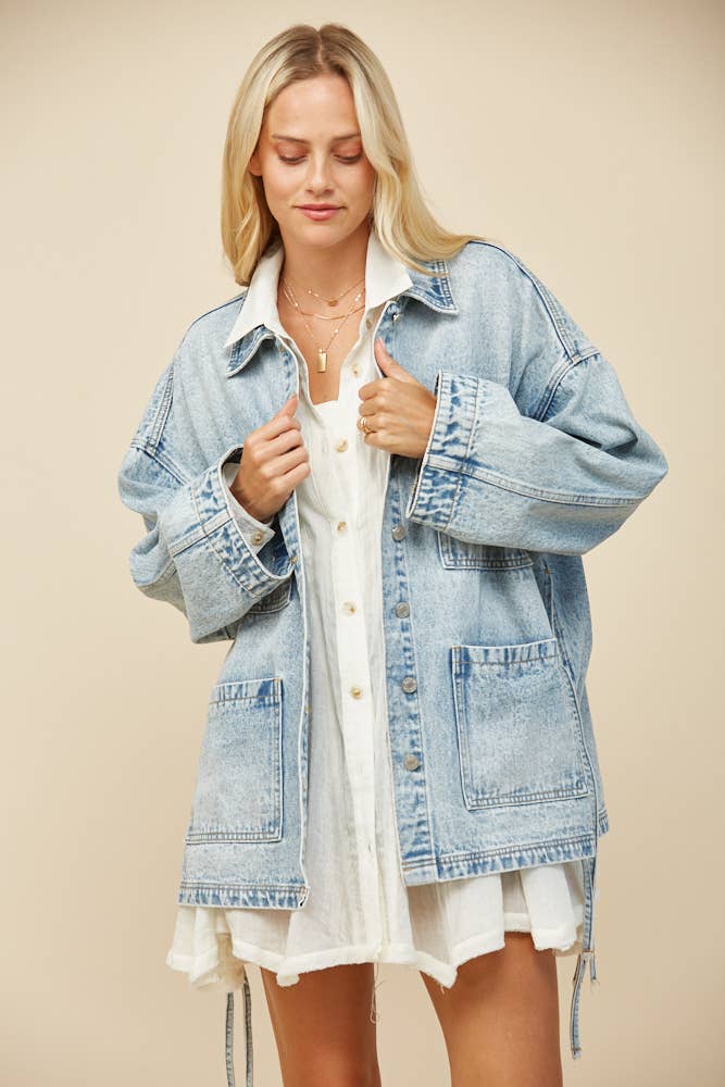 Ellie Oversized Denim Jacket