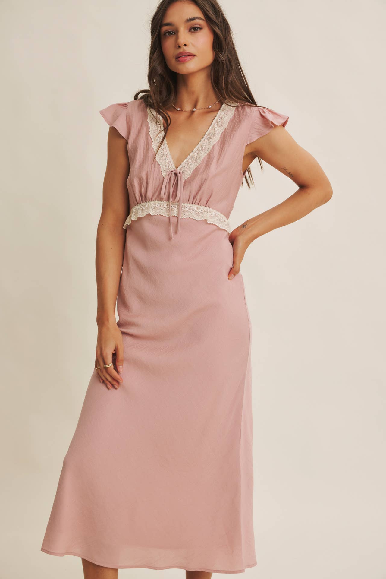 Lois Slim Fit Midi Dress