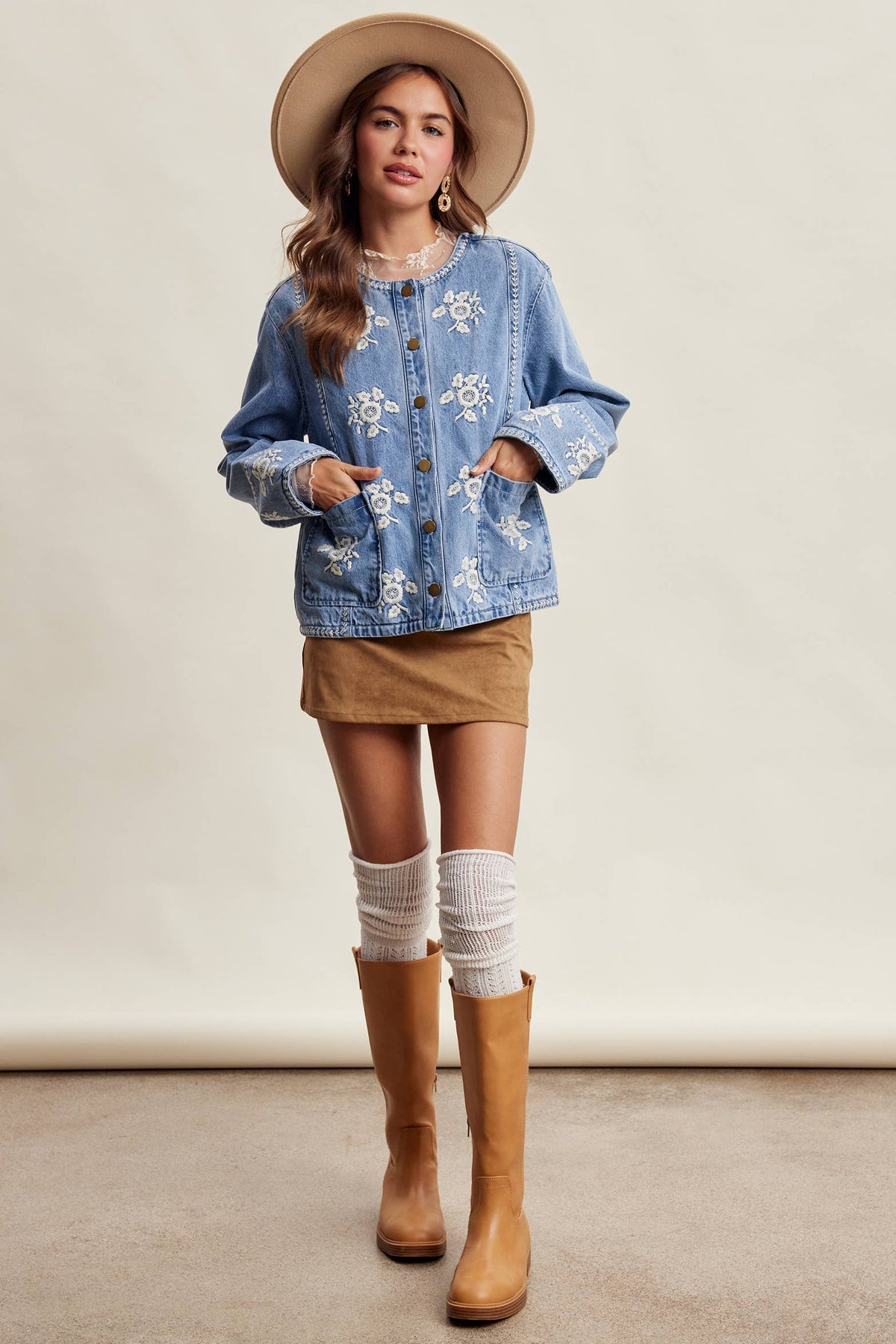 Andie Lined Denim Jacket