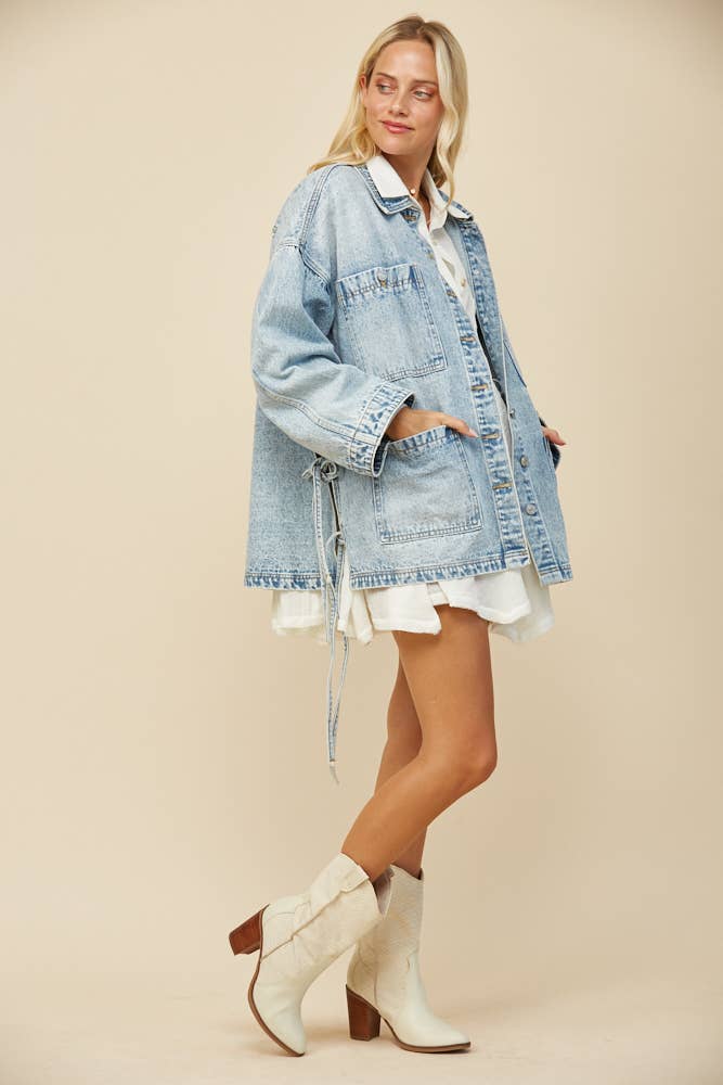 Ellie Oversized Denim Jacket