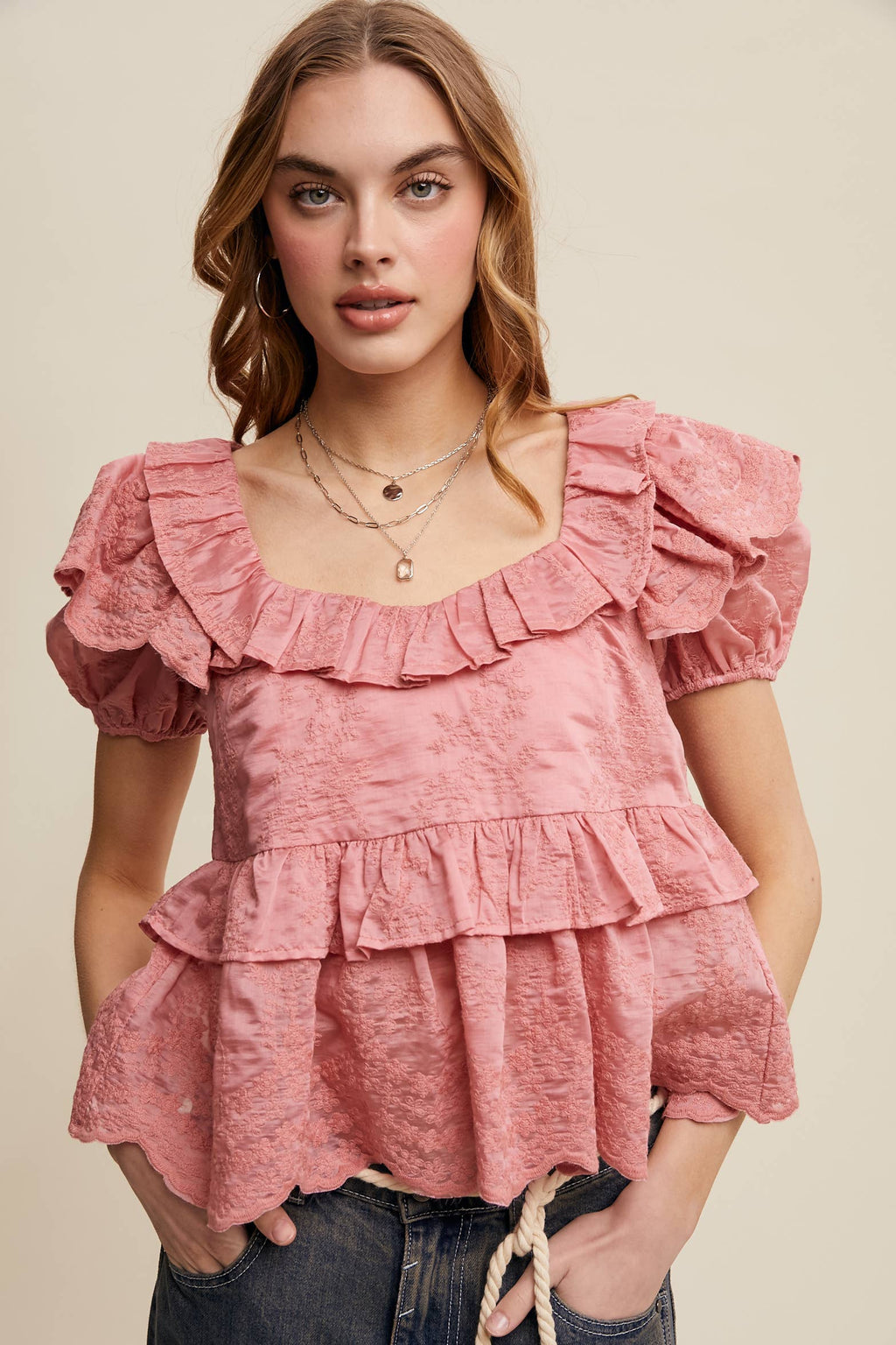 Poppy Peplum Blouse