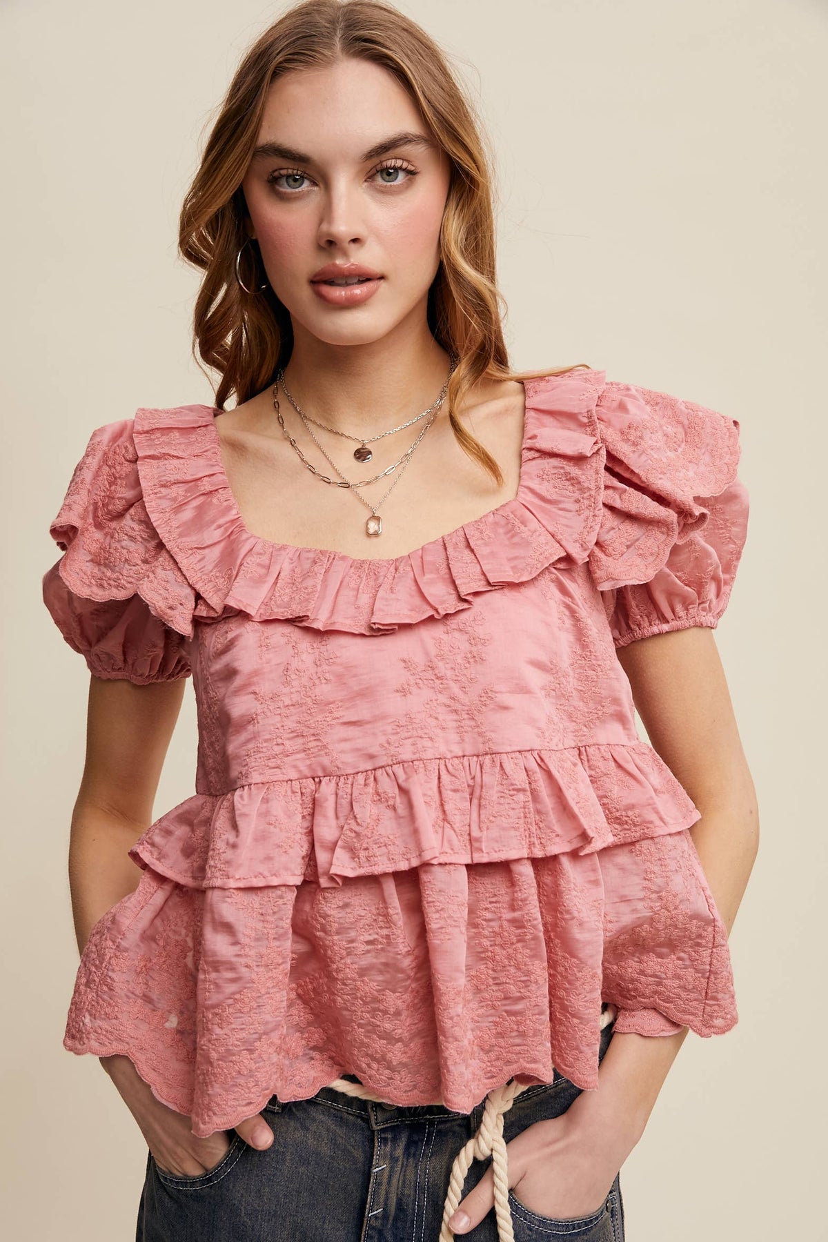 Poppy Peplum Blouse