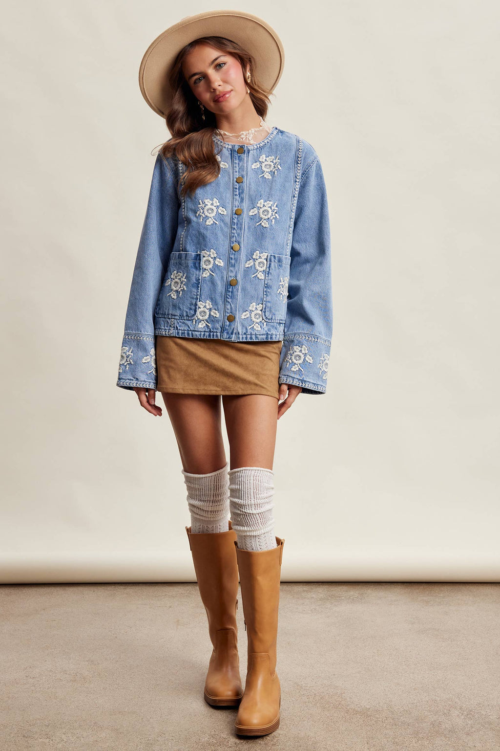 Andie Lined Denim Jacket