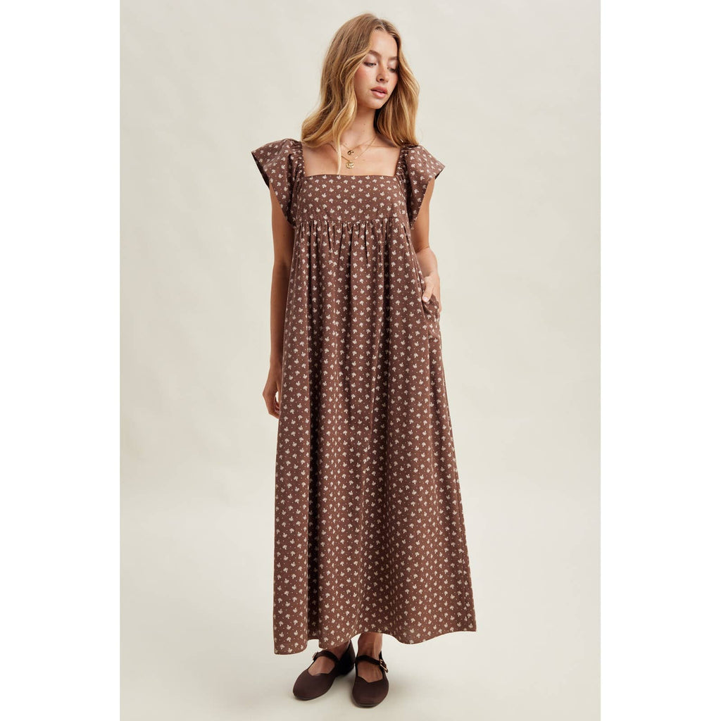 Daisy Floral Midi Dress