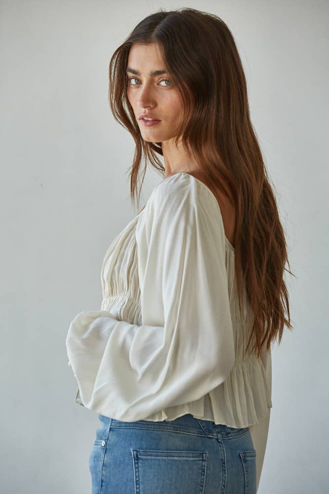 Mary Smocked Blouse