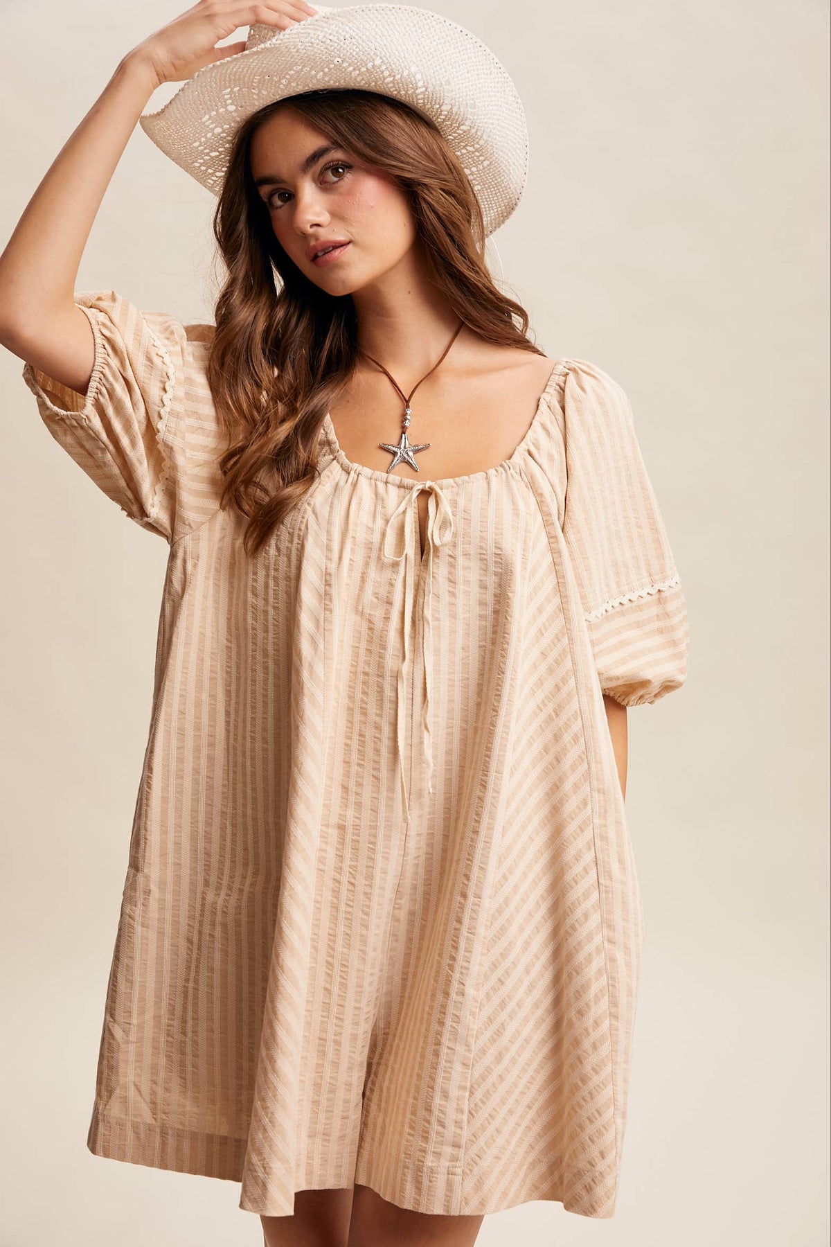 Felicity Puff Sleeve Romper