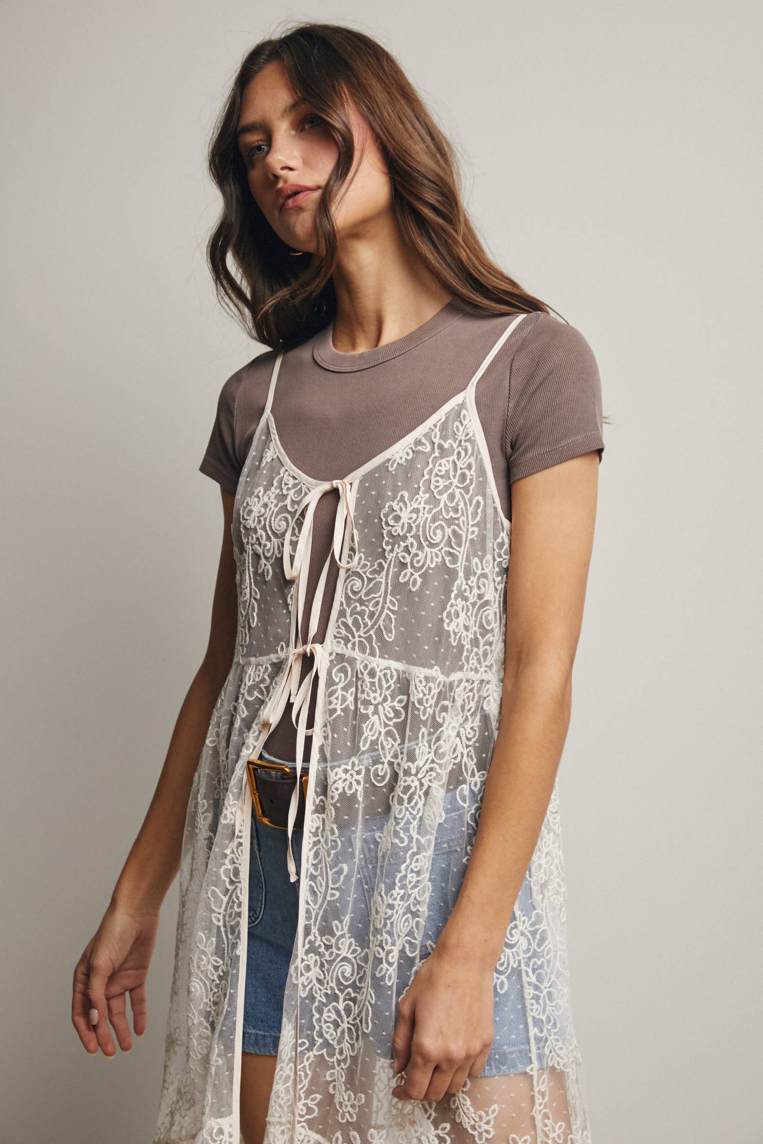 Kimmie Lace Boho Vest