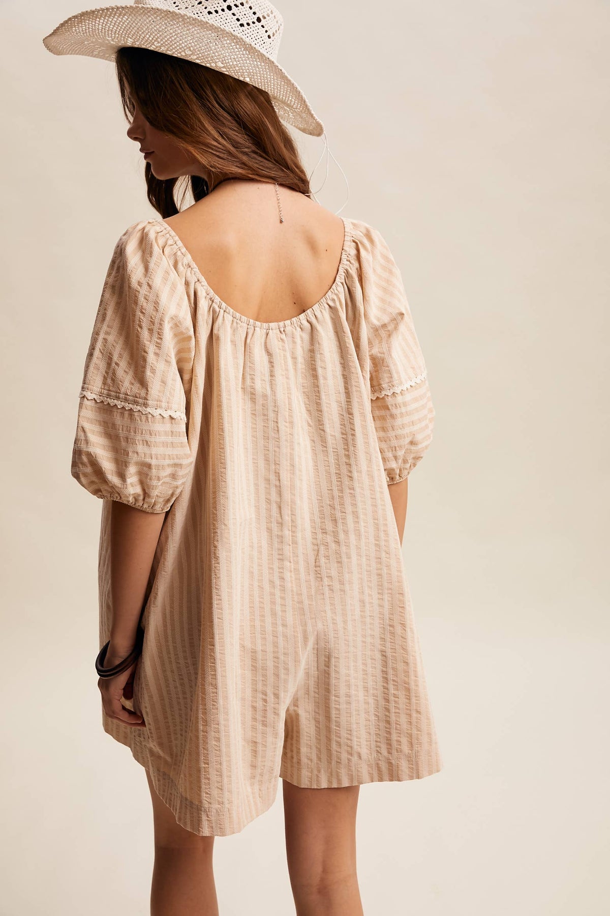 Felicity Puff Sleeve Romper