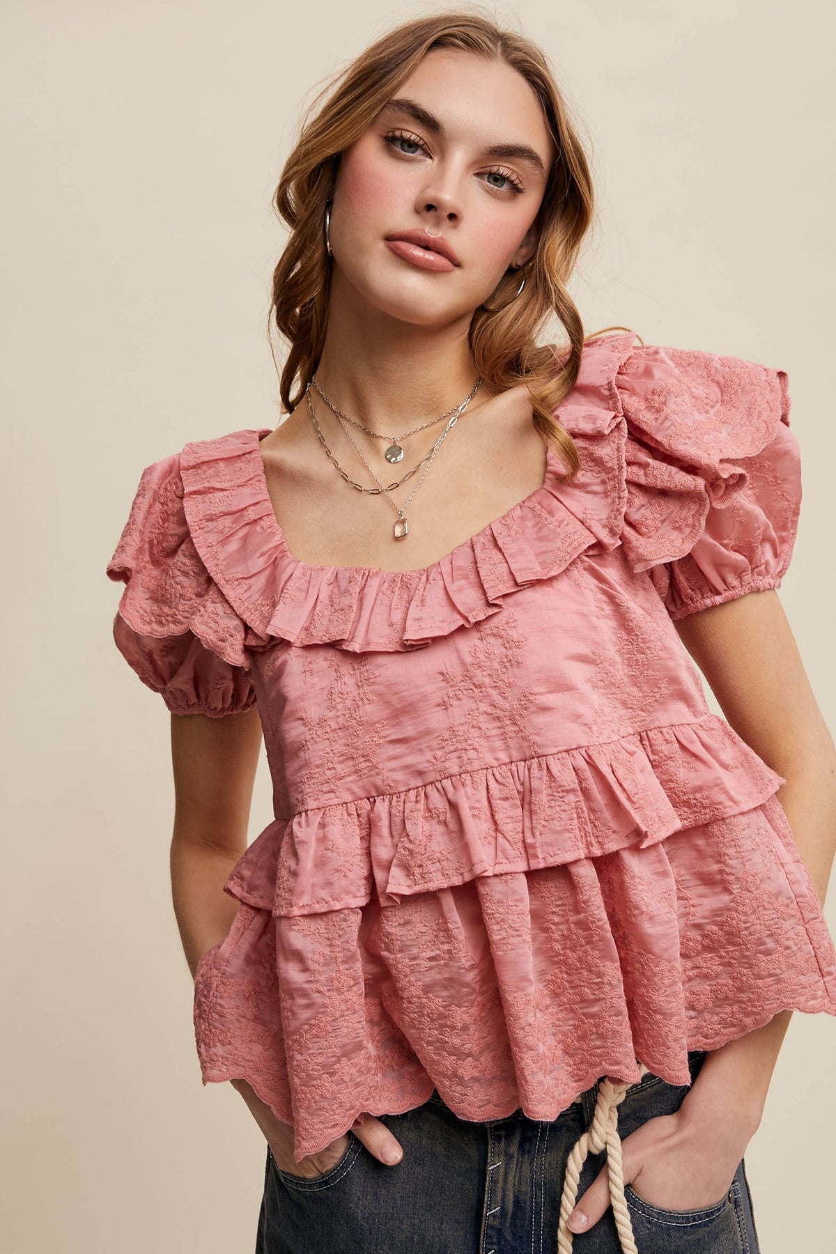 Poppy Peplum Blouse