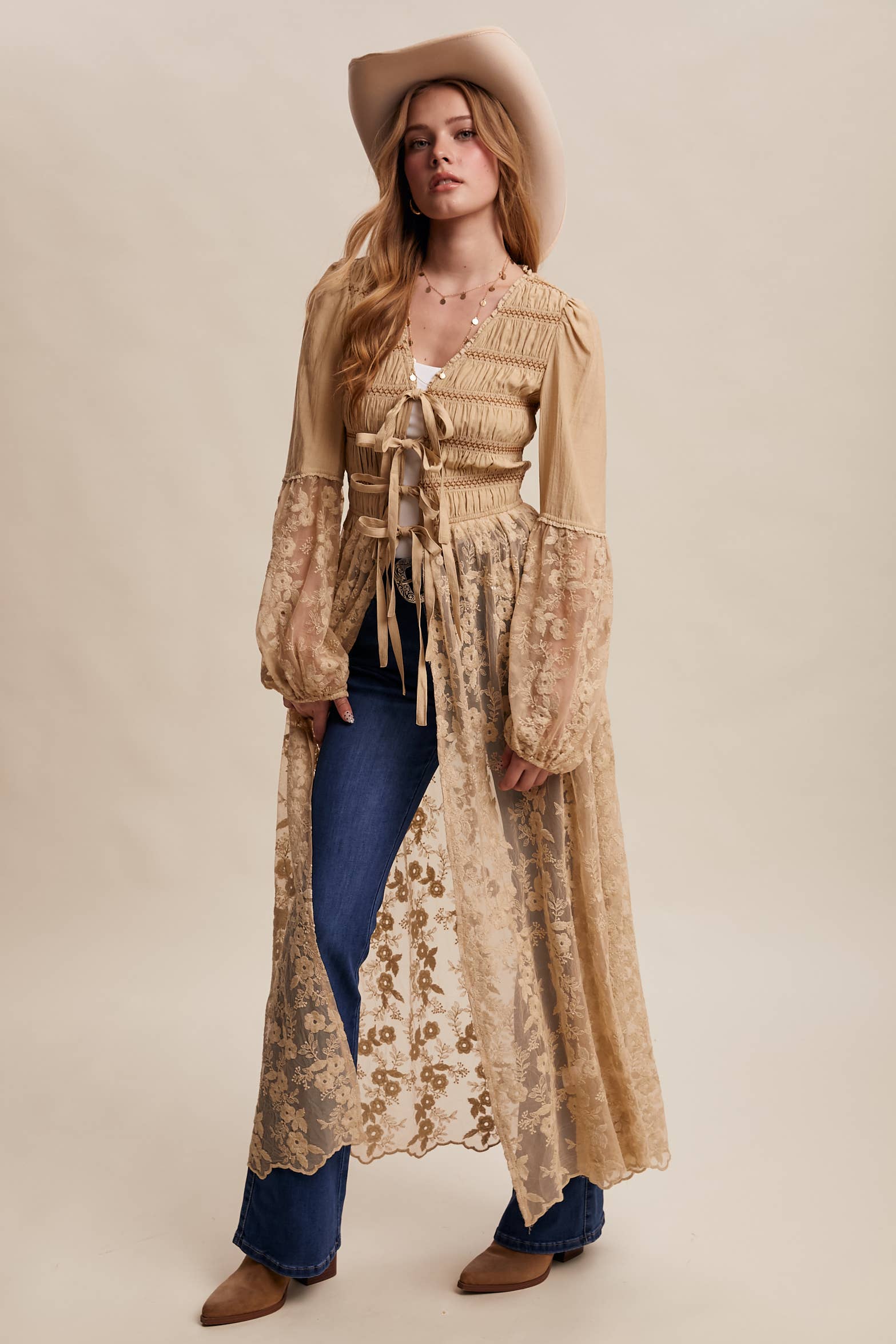 Caroline Embroidered Kimono