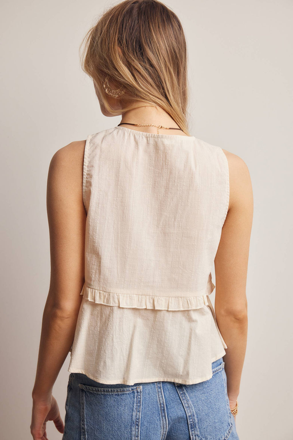 Izzy Tie-Front Sleeveless Top