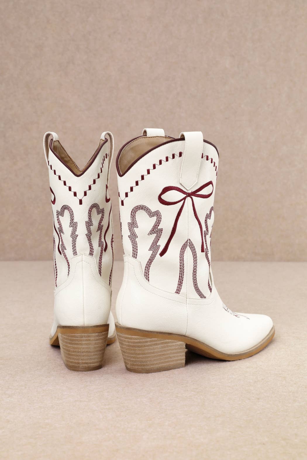 Pearl Western Ankle Boots