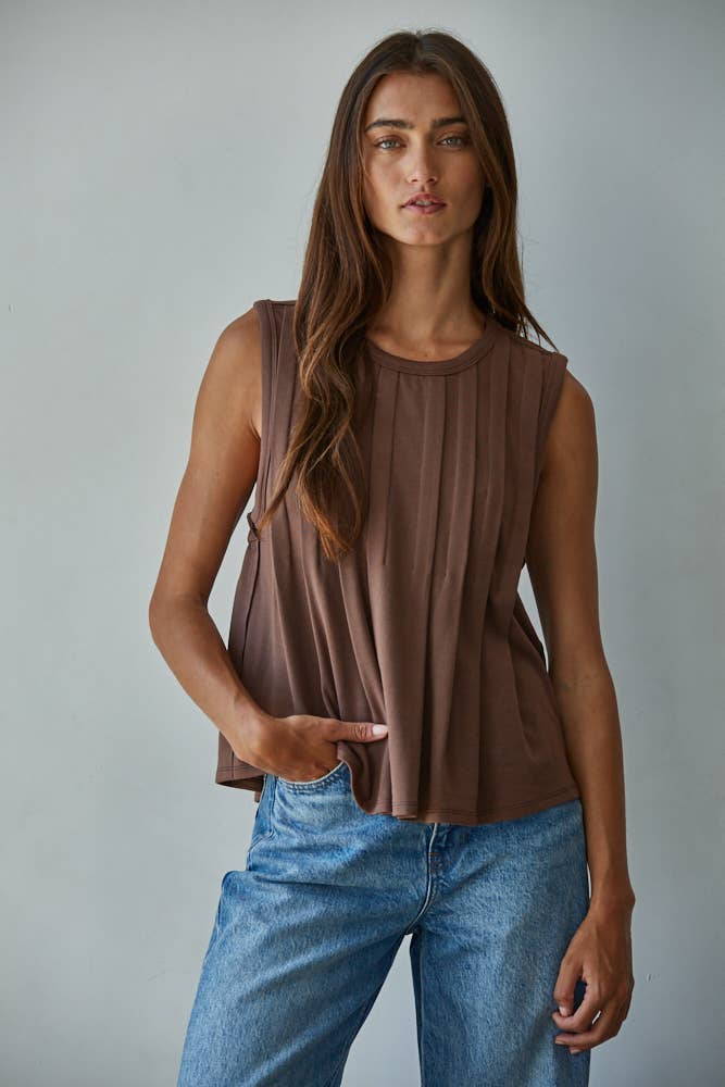 Riley Pleated Top