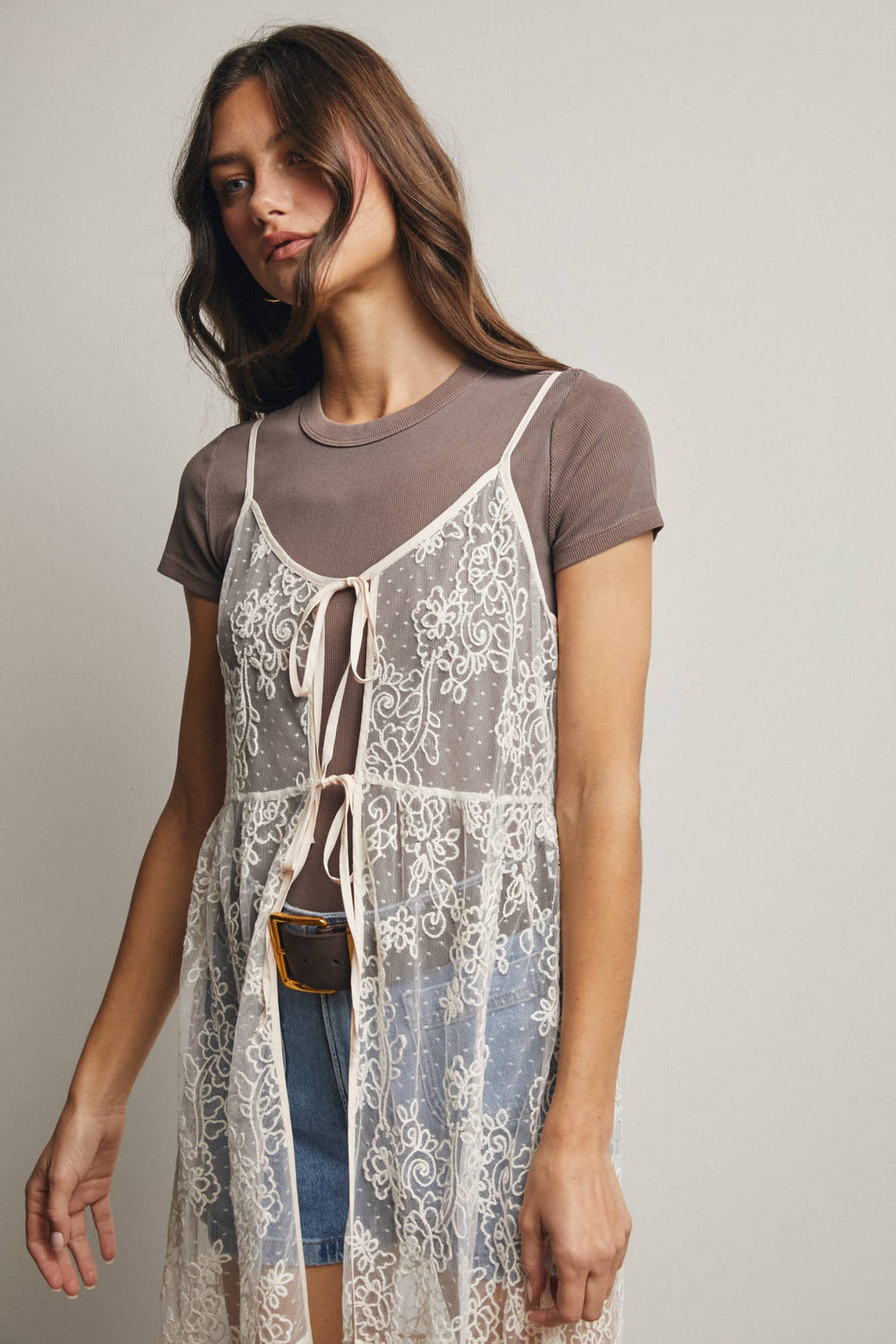 Kimmie Lace Boho Vest