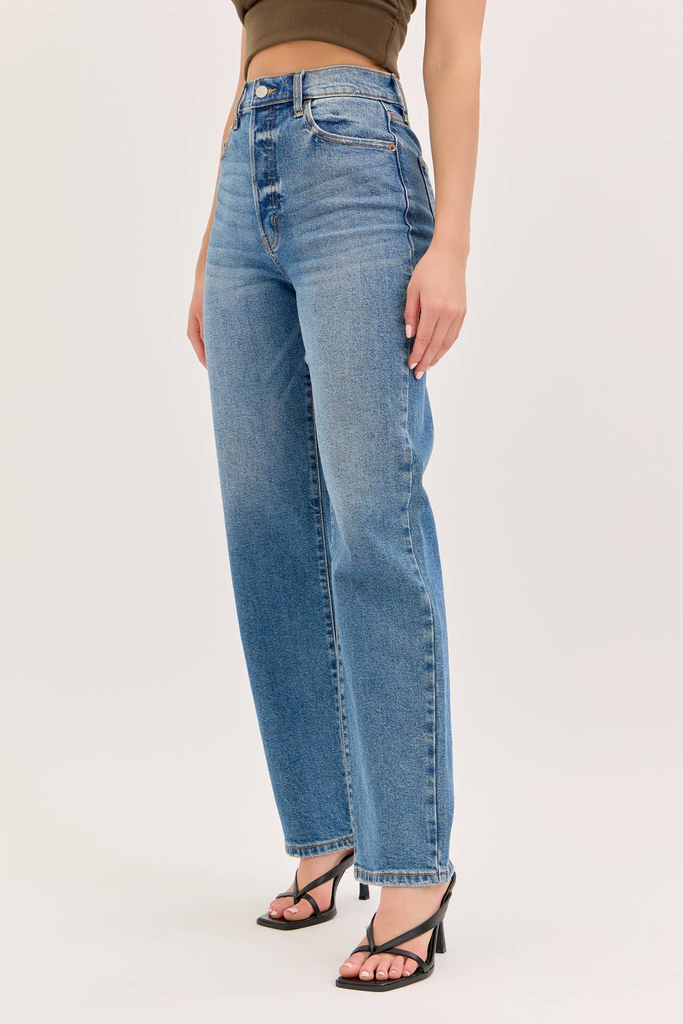 Super High Rise Dad Jean