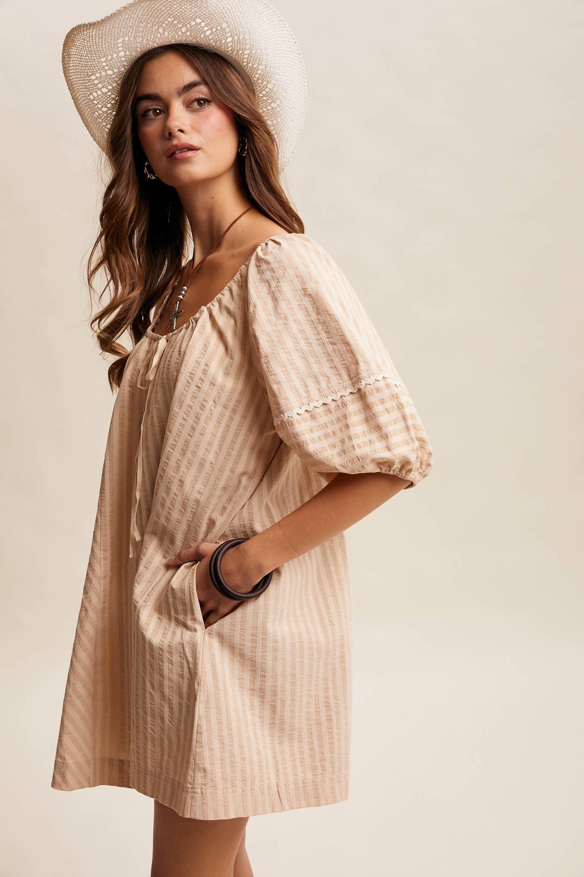 Felicity Puff Sleeve Romper