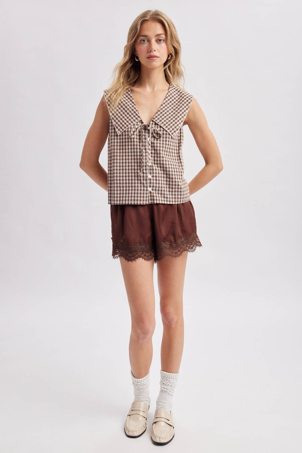 Sophie Lace Trim Shorts