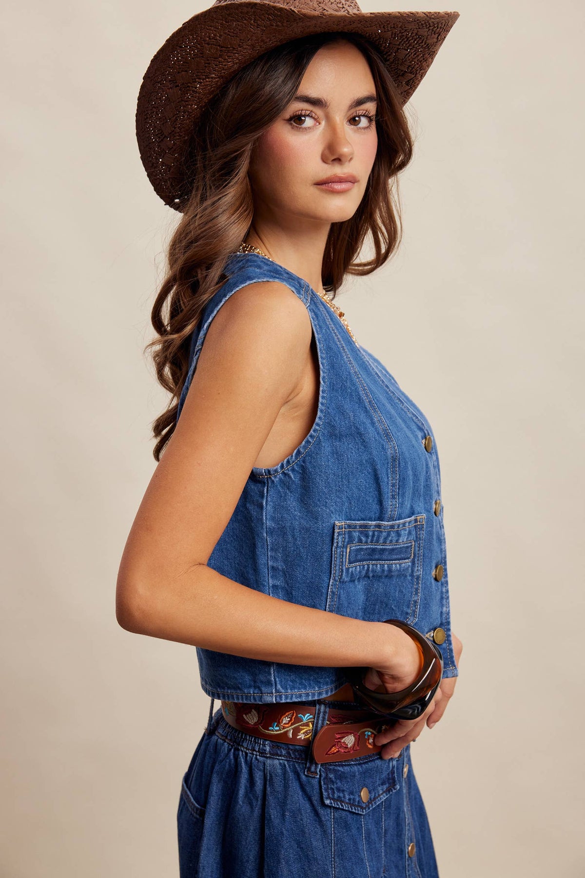 Dixie Denim Vest