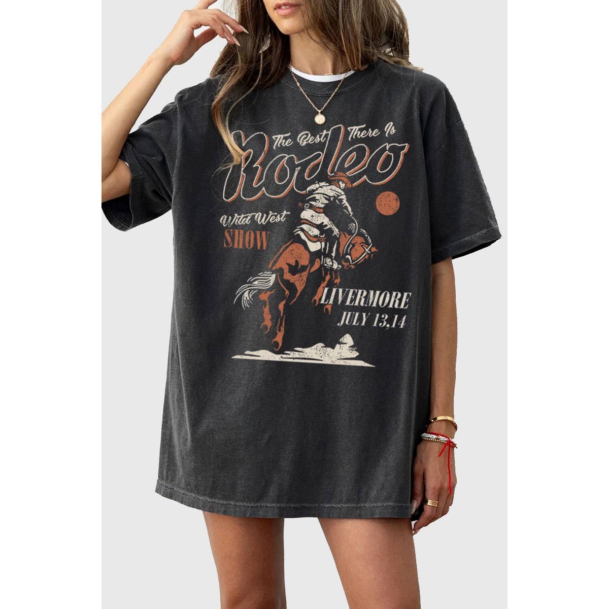 Wild West Rodeo Oversized Tee