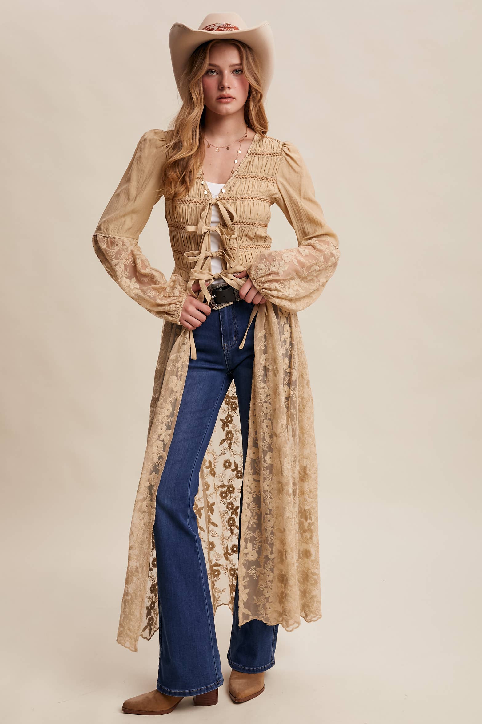 Caroline Embroidered Kimono