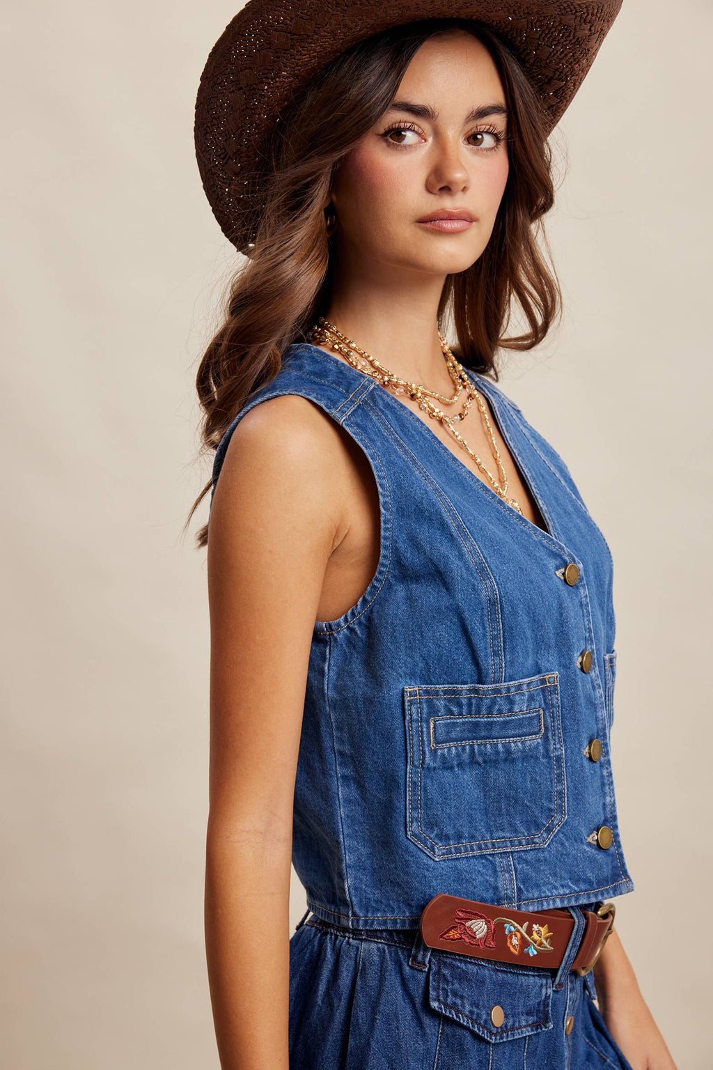 Dixie Denim Vest