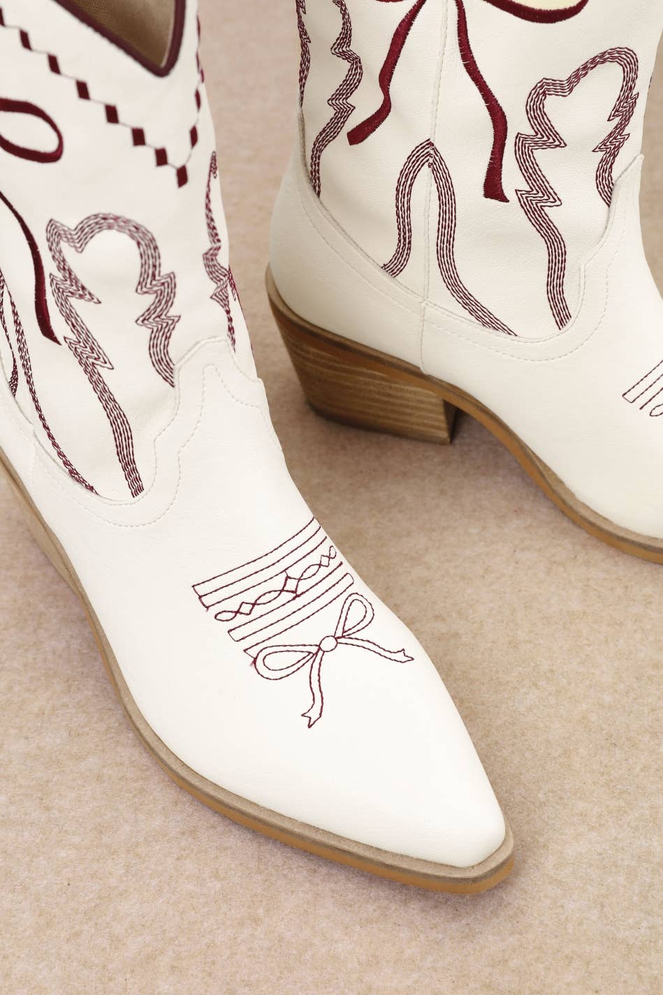 Pearl Western Ankle Boots