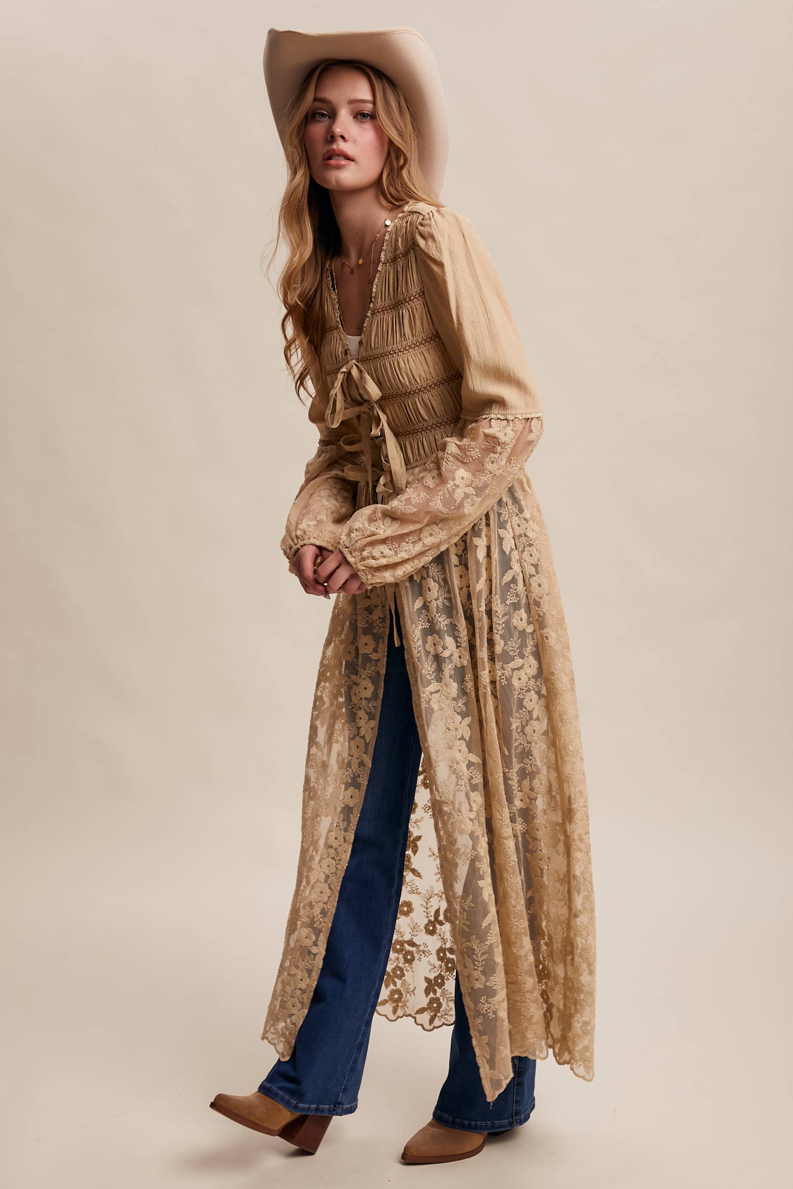 Caroline Embroidered Kimono