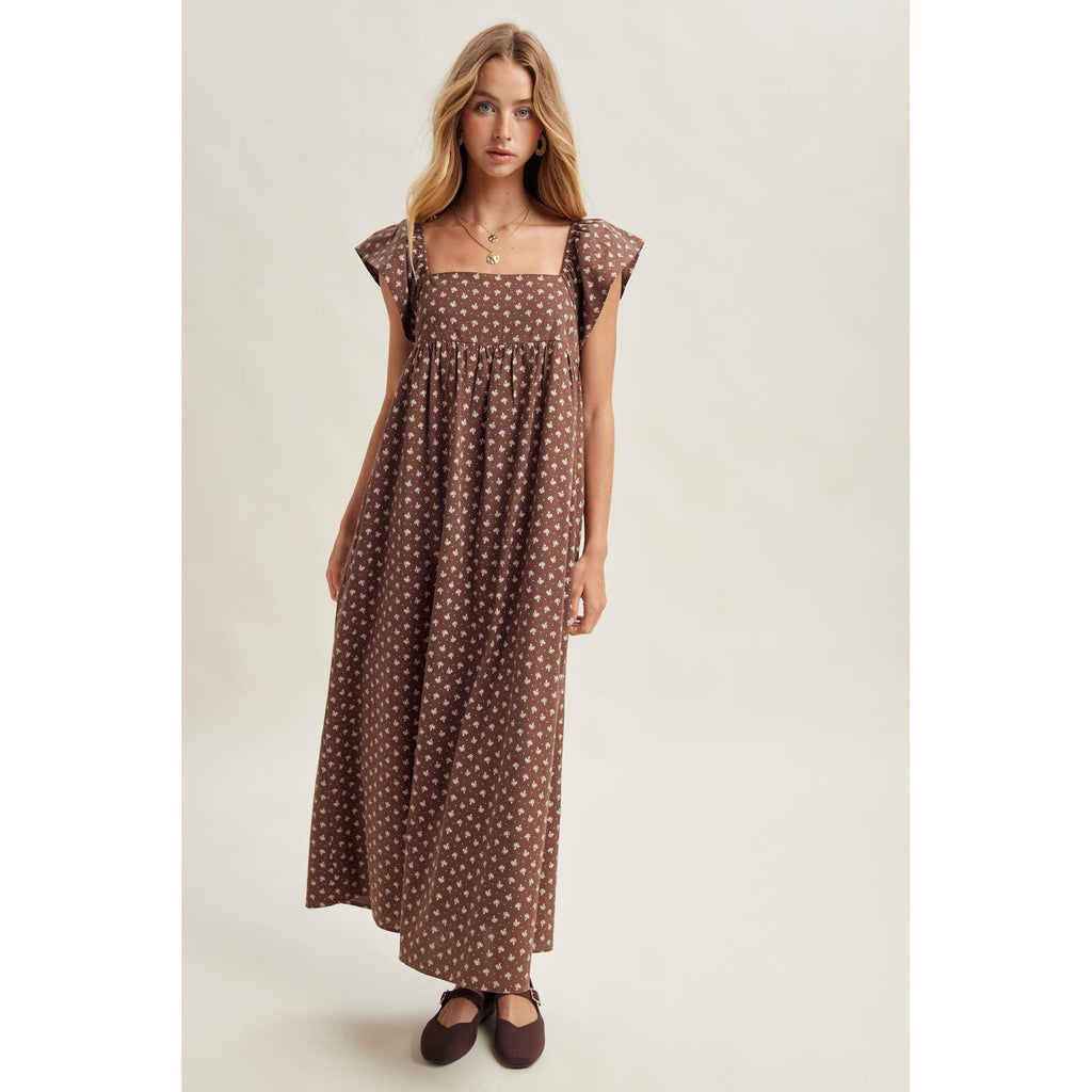 Daisy Floral Midi Dress