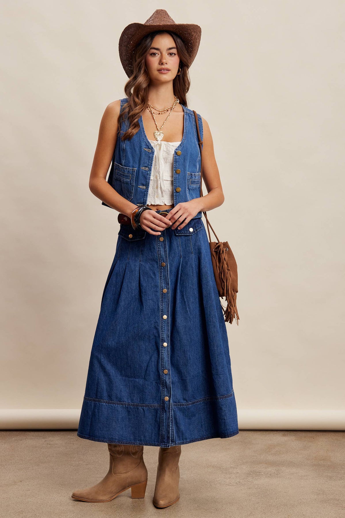 Dixie Denim Vest