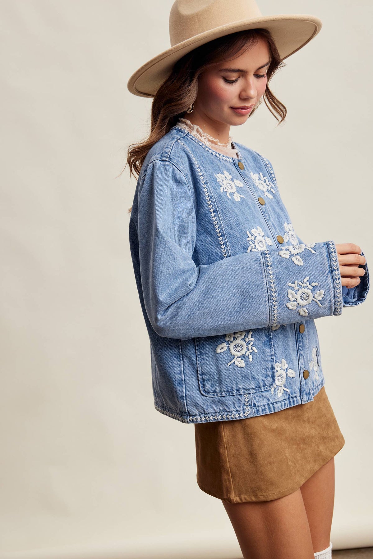 Andie Lined Denim Jacket
