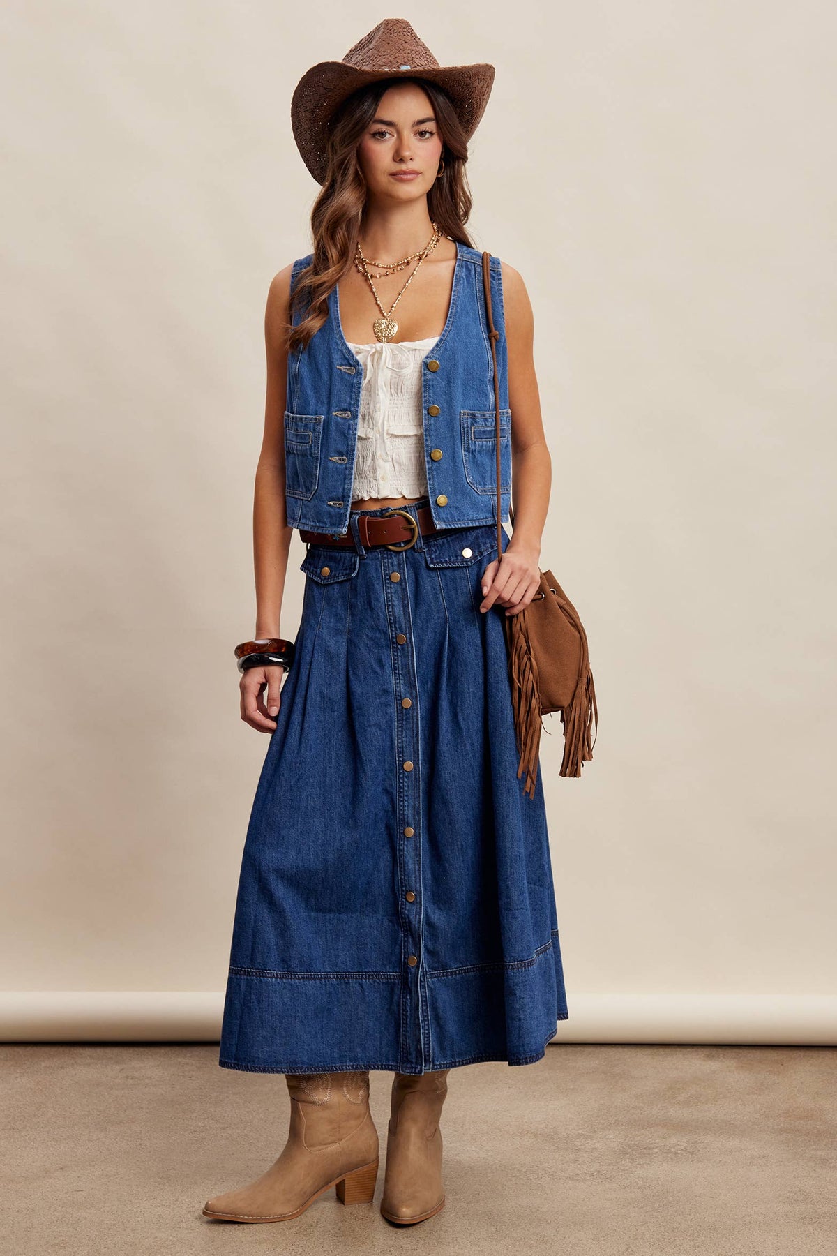 Dixie Denim Vest