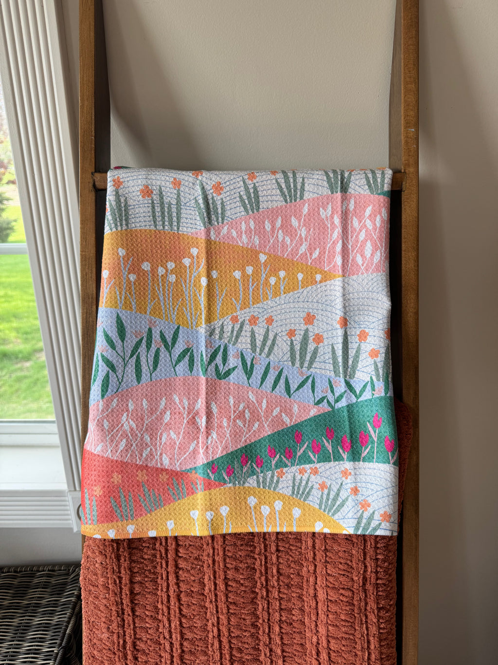 Sunrise Mountains Tea Towel
