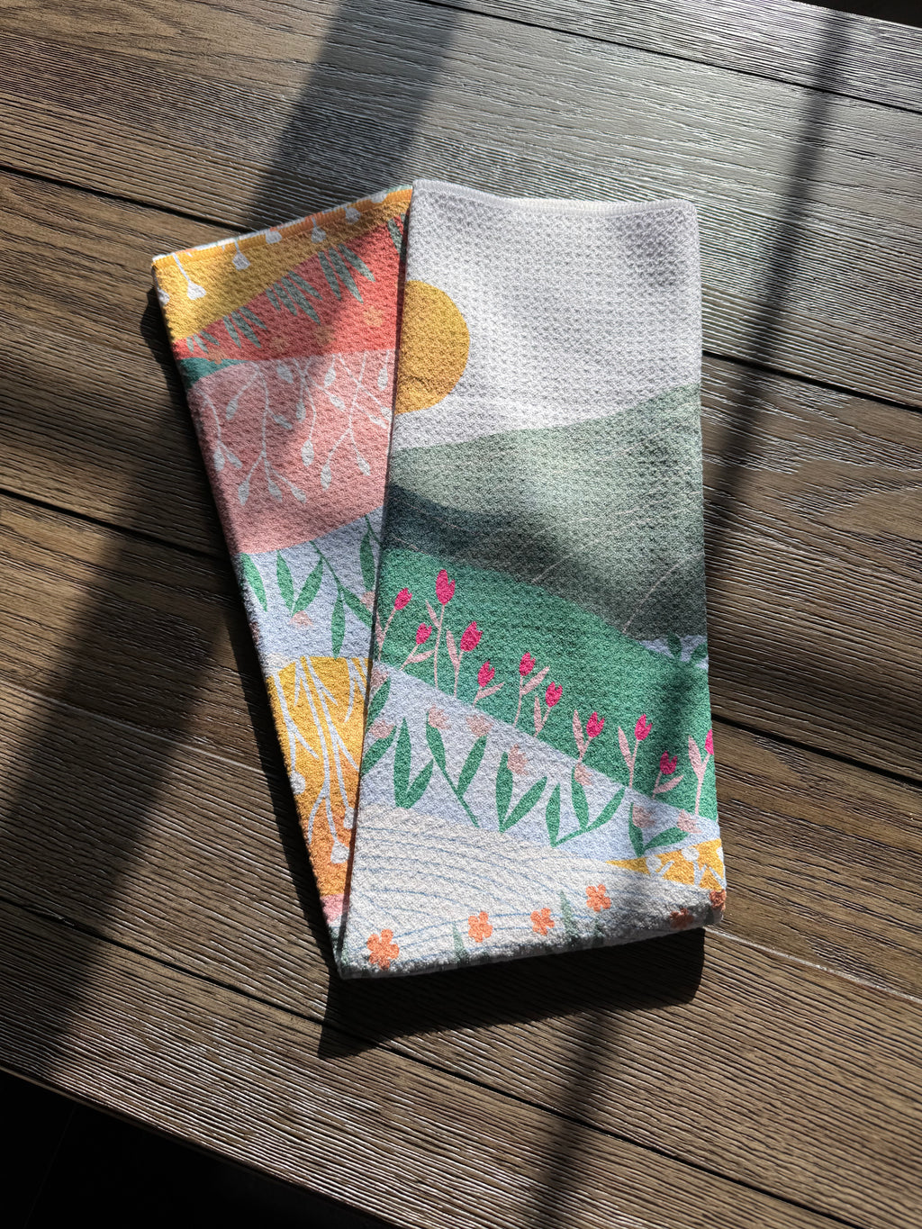 Sunrise Mountains Tea Towel