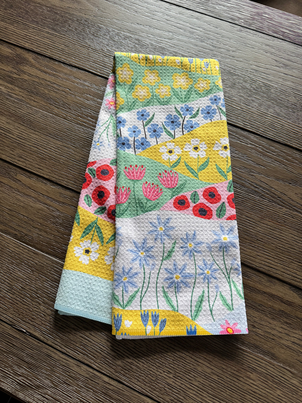 Spring Fields Tea Towel