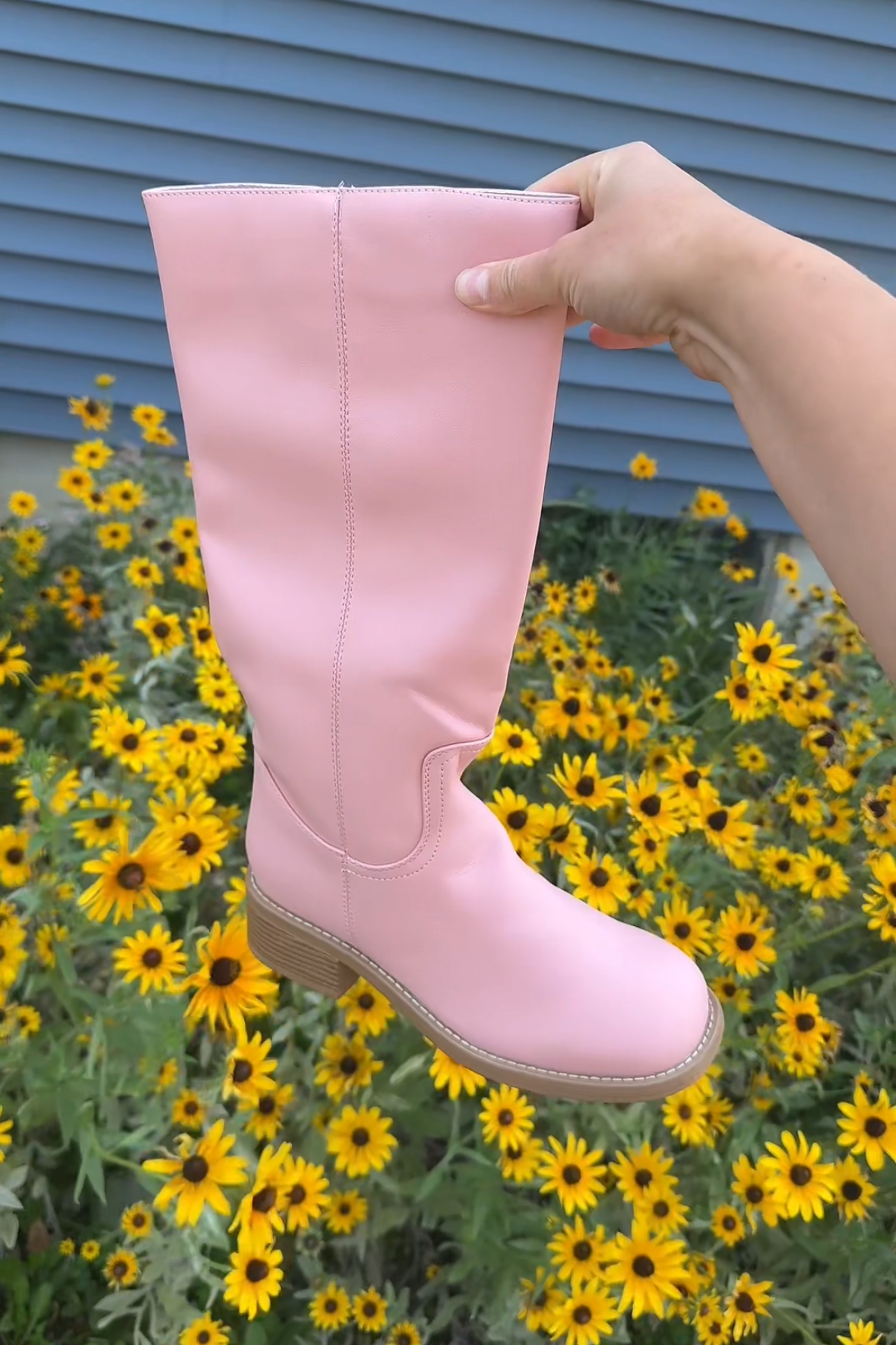 Pink Star Boots