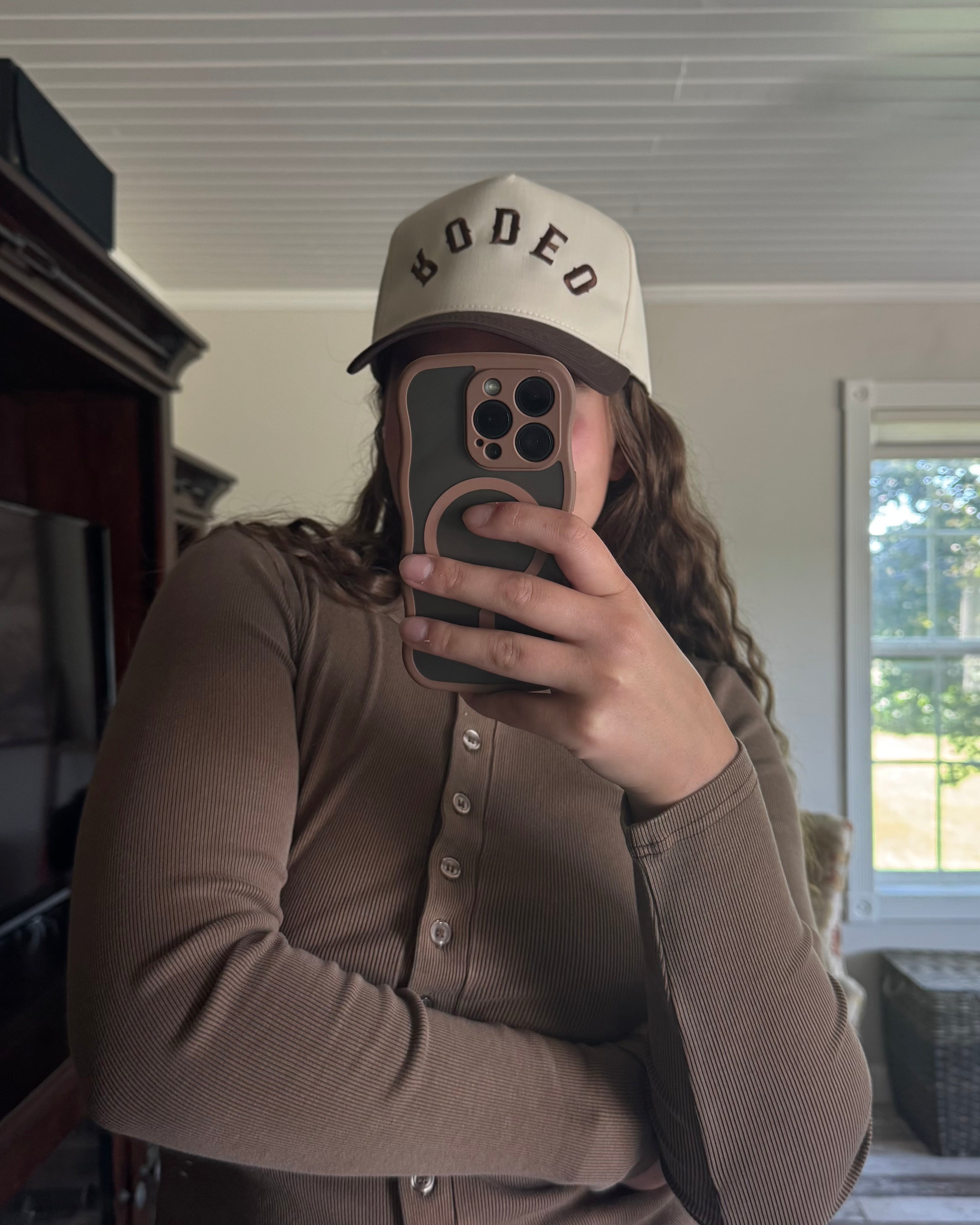Upside-down "RODEO" Hat