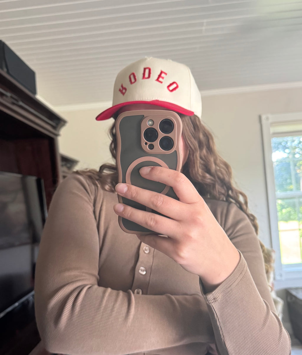 Upside-down "RODEO" Hat