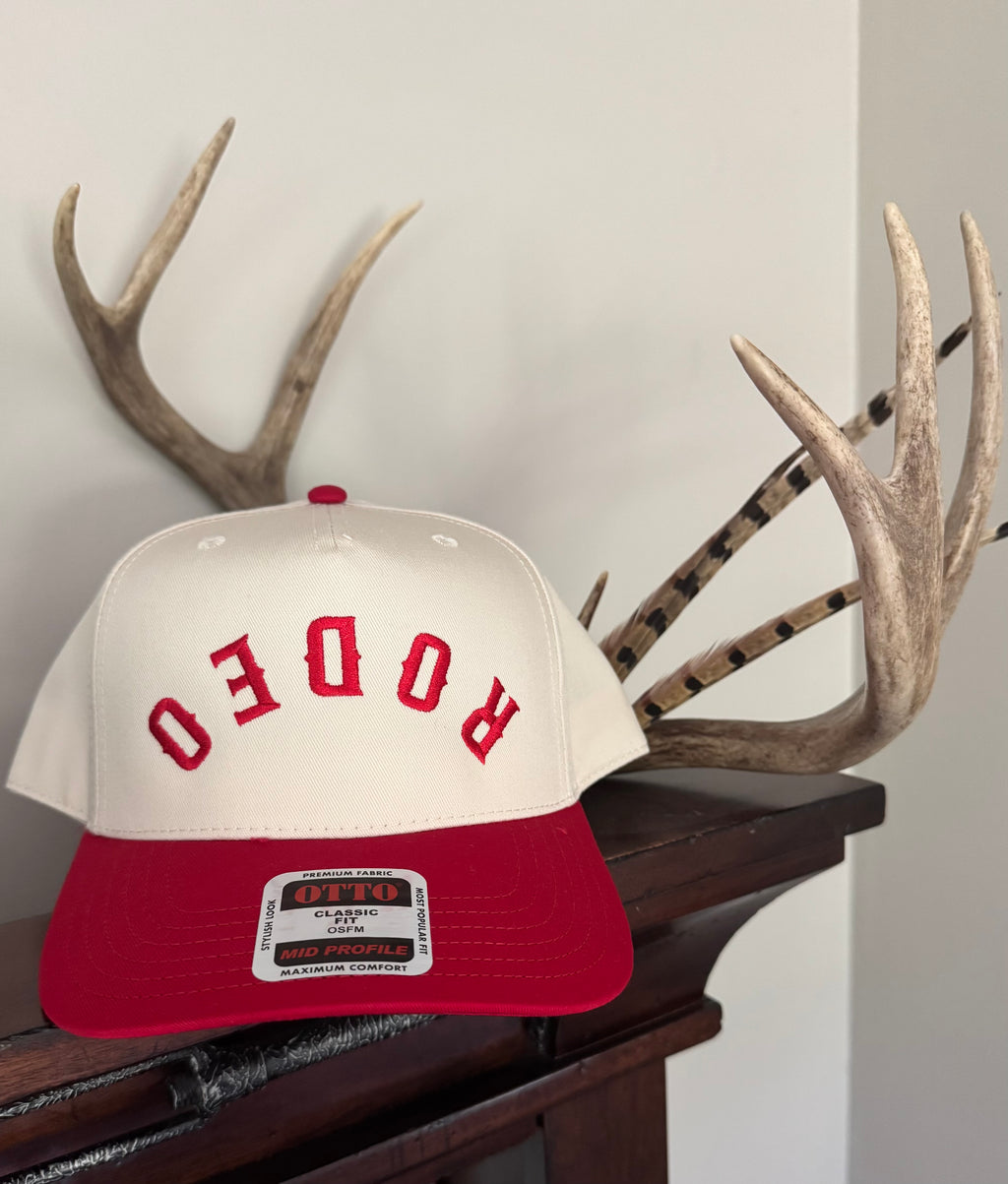 Upside-down "RODEO" Hat