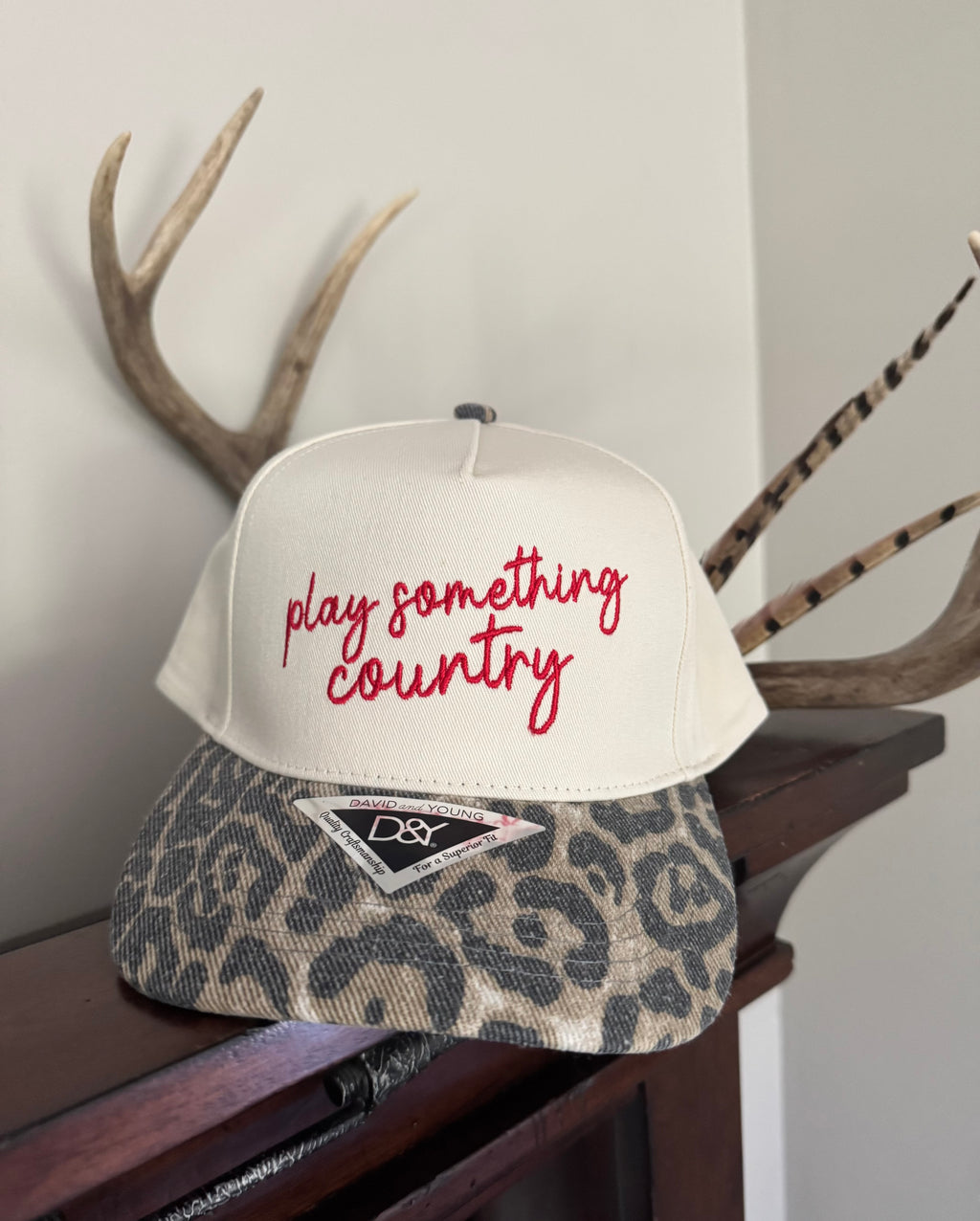 "Play Something Country" Leopard Hat